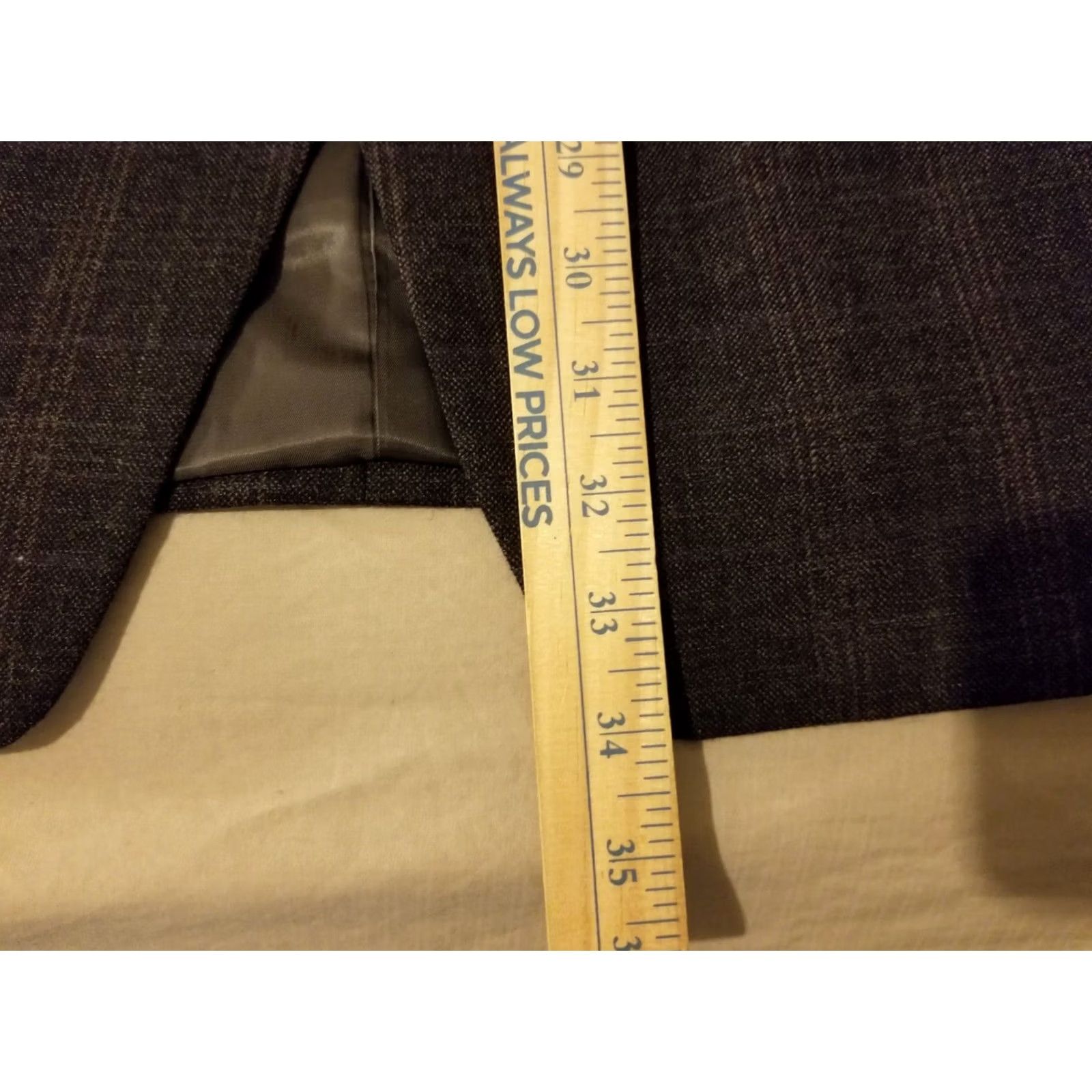 Calvin Klein Mens Calvin Klein Wool Sports Jacket Blazer Gray 46R Size 46R - 6 Thumbnail