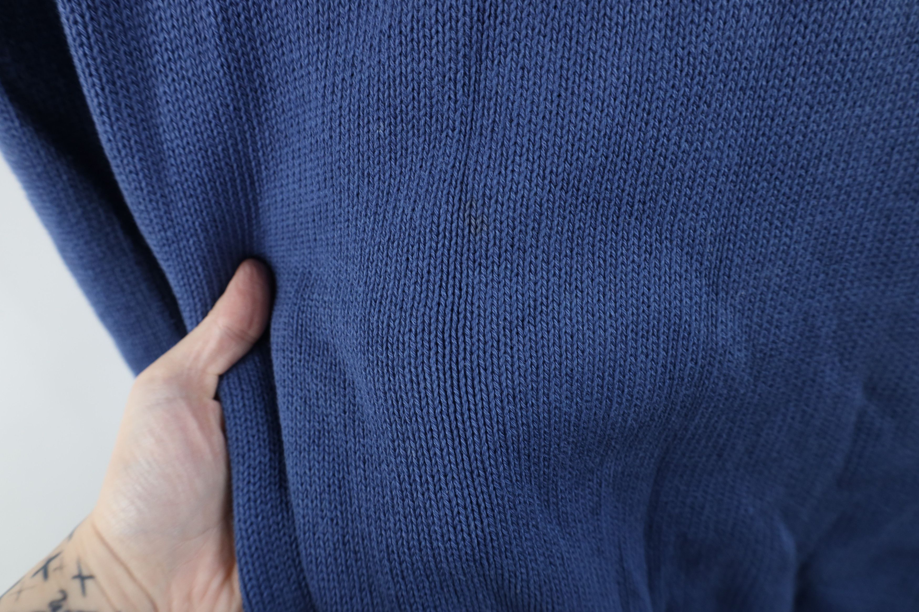 Brooks Brothers × Vintage Vintage 60s Brooks Brothers Cotton Knit Sweater Blue USA Size US L / EU 52-54 / 3 - 5 Thumbnail
