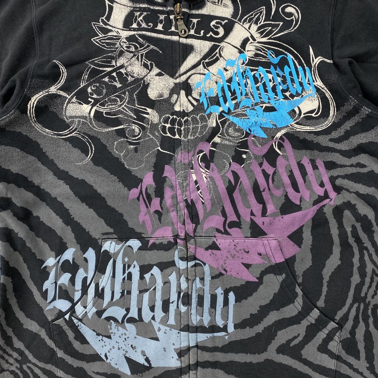 Ed Hardy Vintage Ed Hardy Love Kills Slowly Y2K Zip-Up Hoodie Size US M / EU 48-50 / 2 - 3 Thumbnail