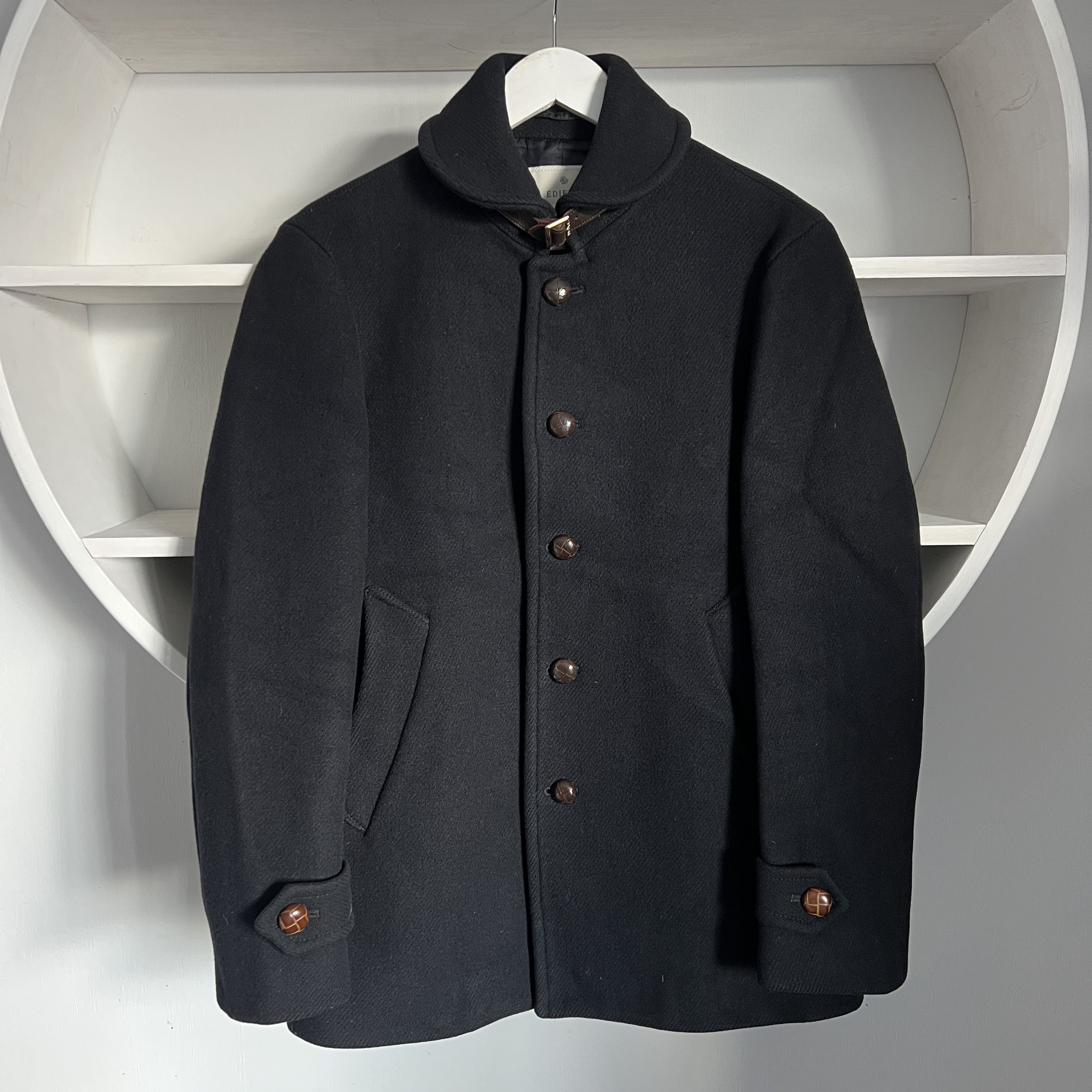 Edifice Japan × Japanese Brand RARE Men's EDIFICE Wool Casual Button Coat Size 46 Size US S / EU 44-46 / 1 - 1 Thumbnail