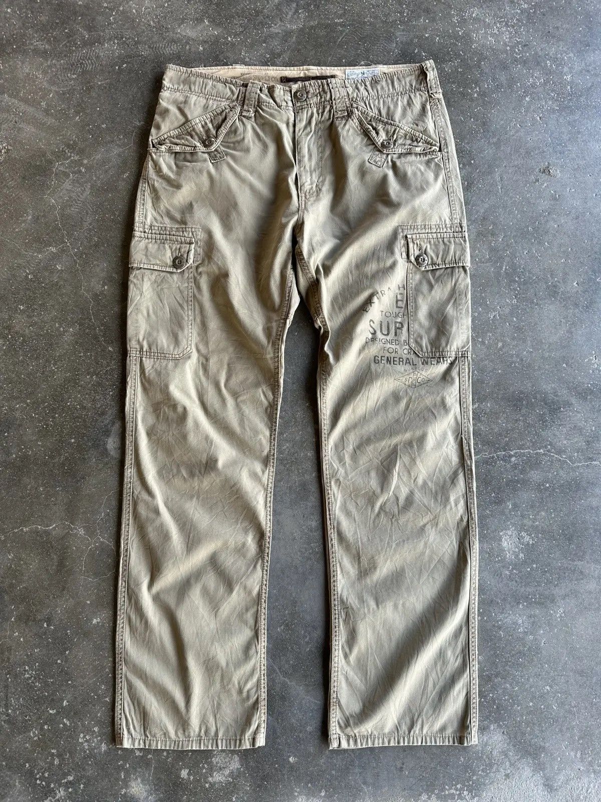 Generic Surplus W35 L31 🔥STEALS! VINTAGE SURPLUS JAPAN TROUSERS CARGO PANTS Size US 35 - 2 Thumbnail