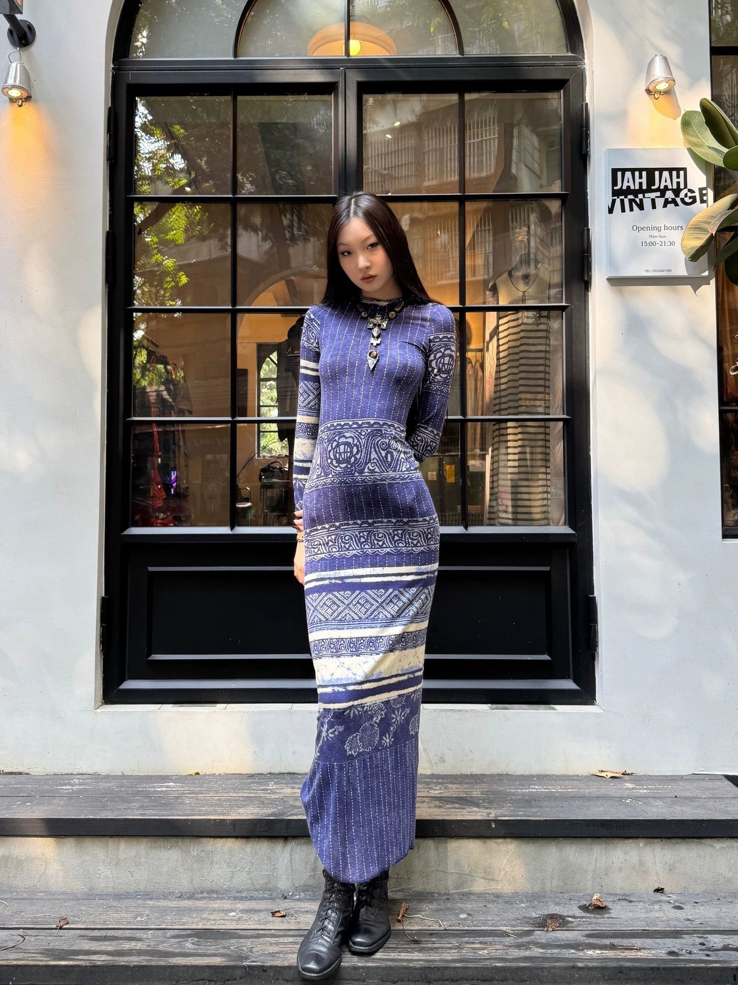 Jean Paul Gaultier JPG Vintage Stretch Hooded Dress 34-76-150 Size XS / US 0-2 / IT 36-38 - 2 Thumbnail
