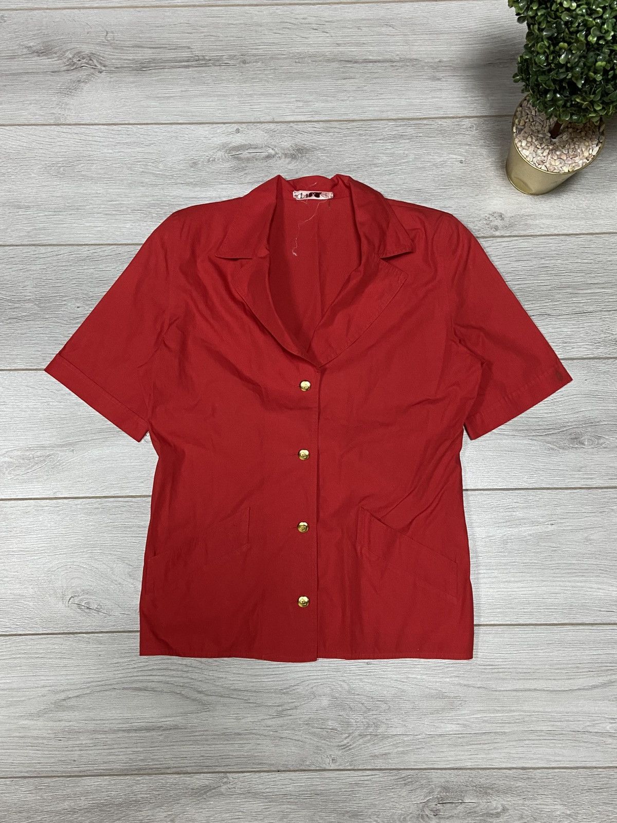 Christian Dior Monsieur Christian Dior vintage rare buttons shirt RARE Size S / US 4 / IT 40 - 1 Thumbnail