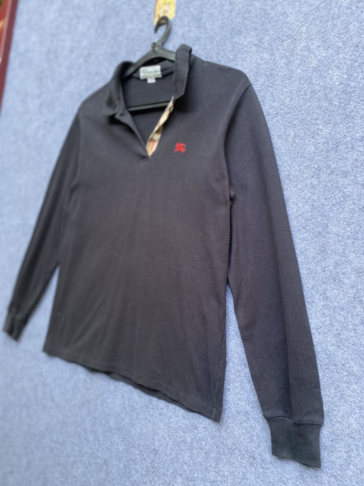 Burberry × Vintage Vintage burberrys polo long sleeve tshirt Size US L / EU 52-54 / 3 - 2 Thumbnail