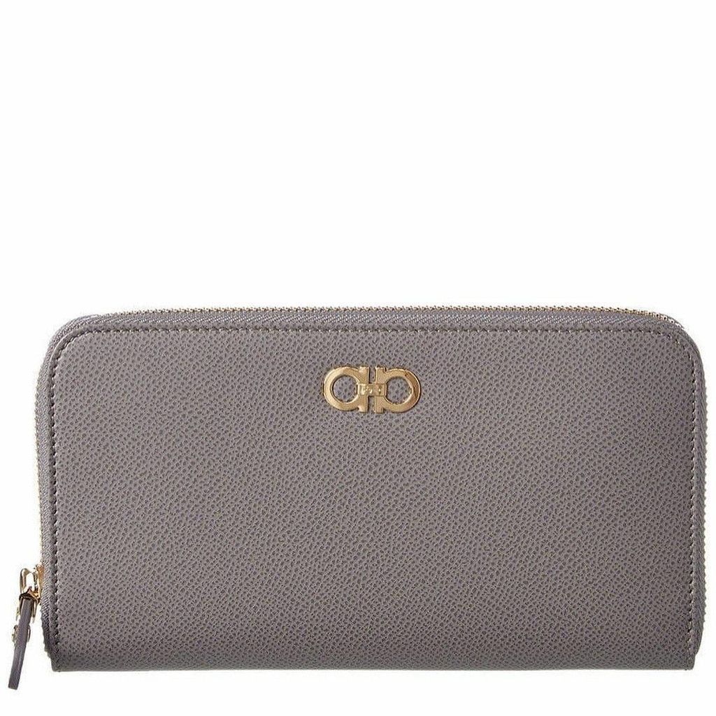 Salvatore Ferragamo o1s1rm0924 Size: OS / Zip Around Wallet in Grey Size ONE SIZE - 1 Thumbnail