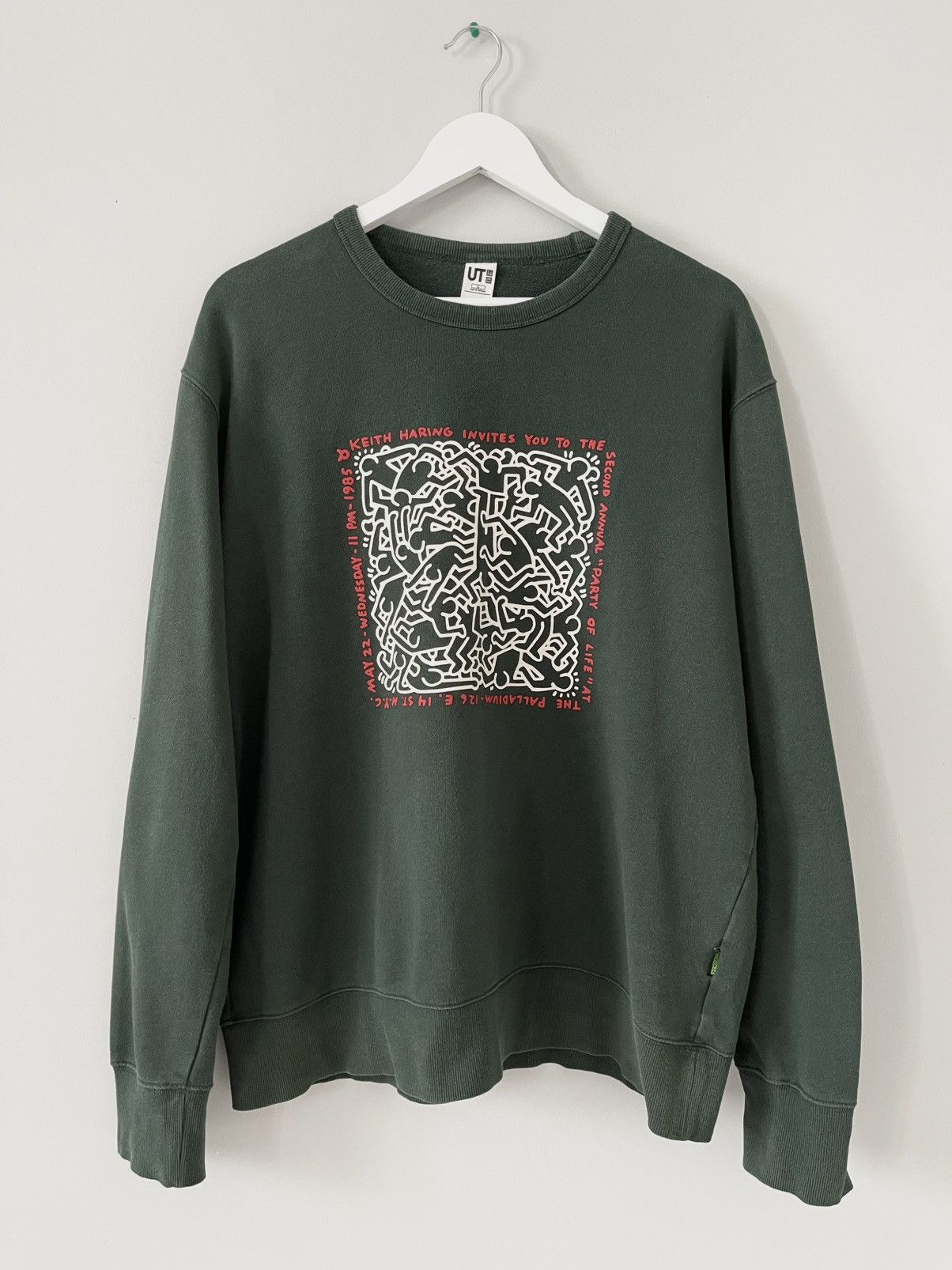 Keith Haring Uniqlo x Keith Haring ’Party of life’ Y2k Sweatshirt Size US L / EU 52-54 / 3 - 1 Thumbnail