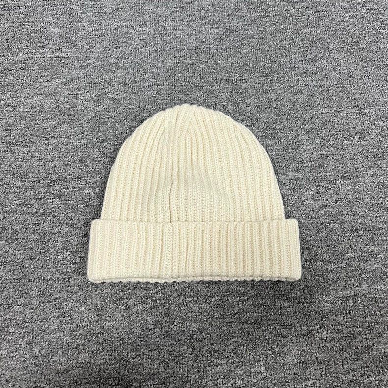 Chanel Chanel White Cashmere Logo Beanie Hat -2505 Size ONE SIZE - 2 Thumbnail