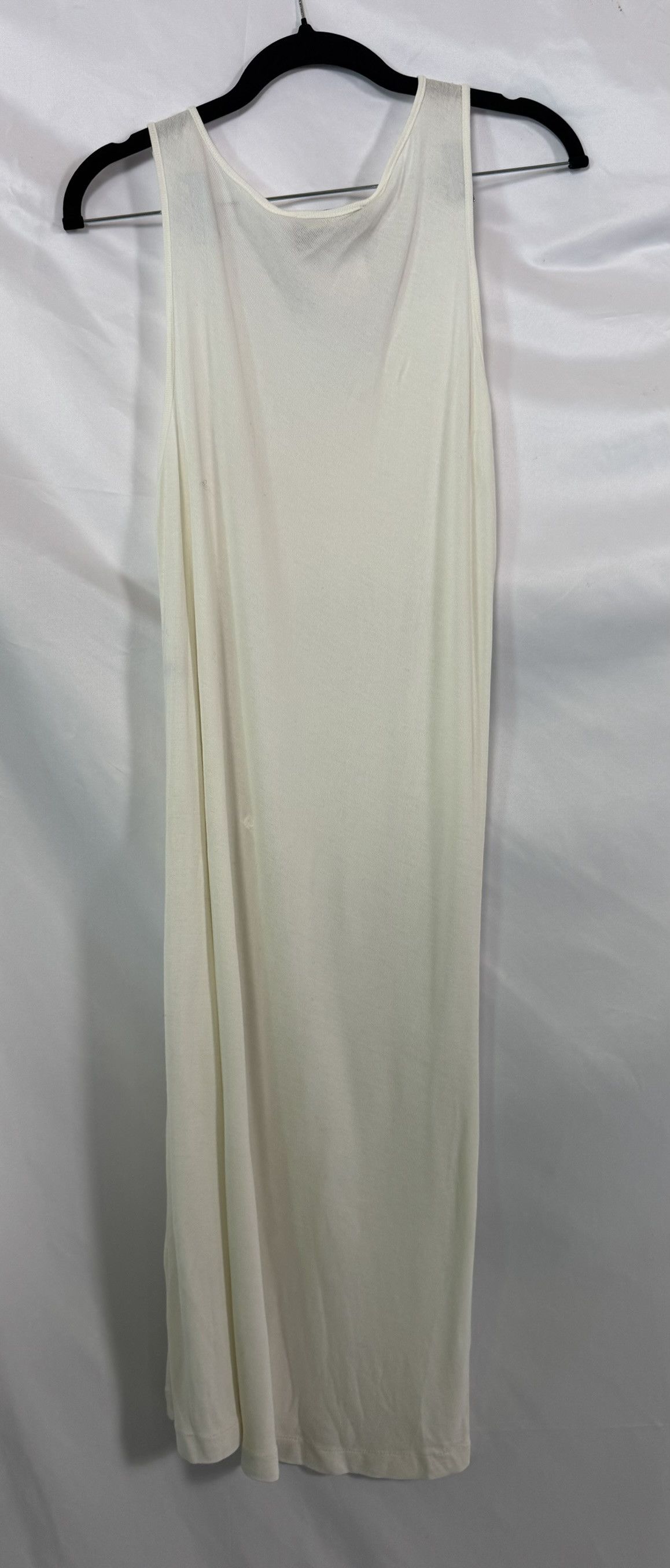 Ann Demeulemeester Ann Demeulemeester Ivory White Rayon Maxi Tank Dress Size 27" / US 4 / IT 40 - 3 Thumbnail