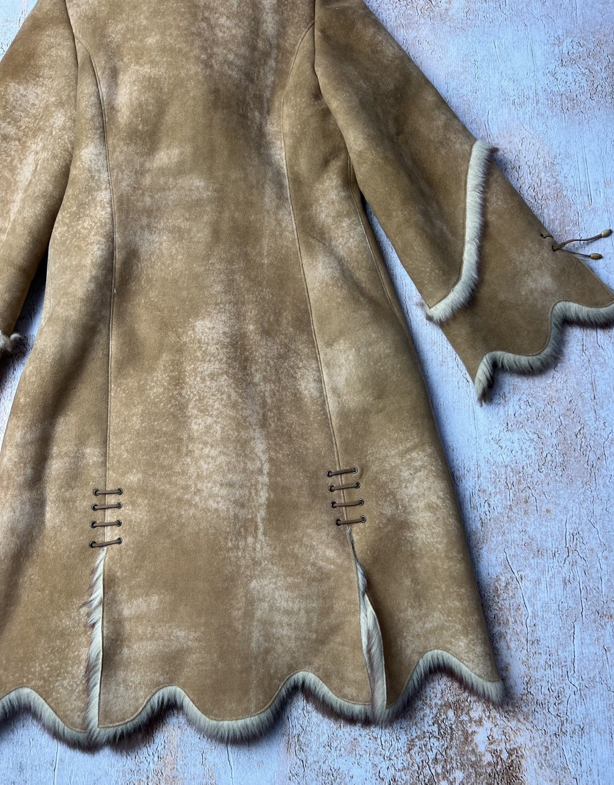 Vintage Vintage faux fur avant garde coat Size S / US 4 / IT 40 - 11 Thumbnail