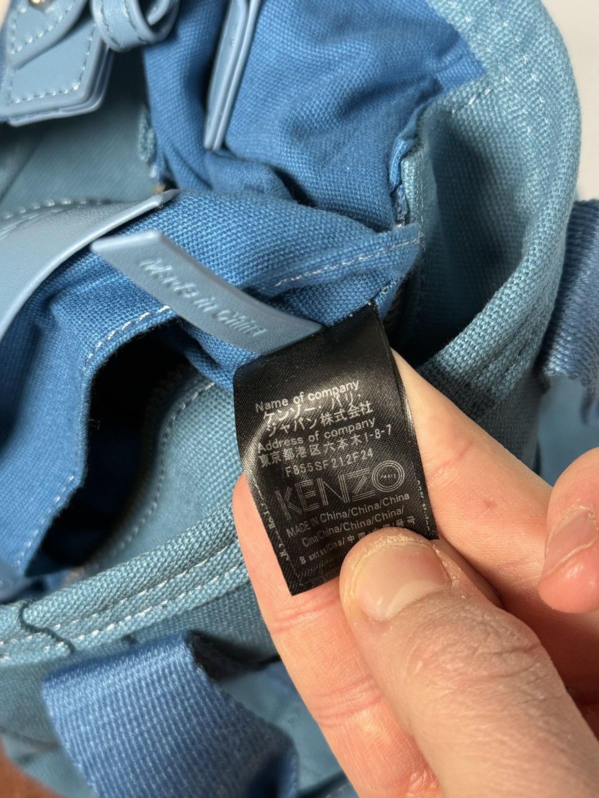 Kenzo BNWT Kenzo Blue Mini Tote Handle Bag Size ONE SIZE - 6 Thumbnail