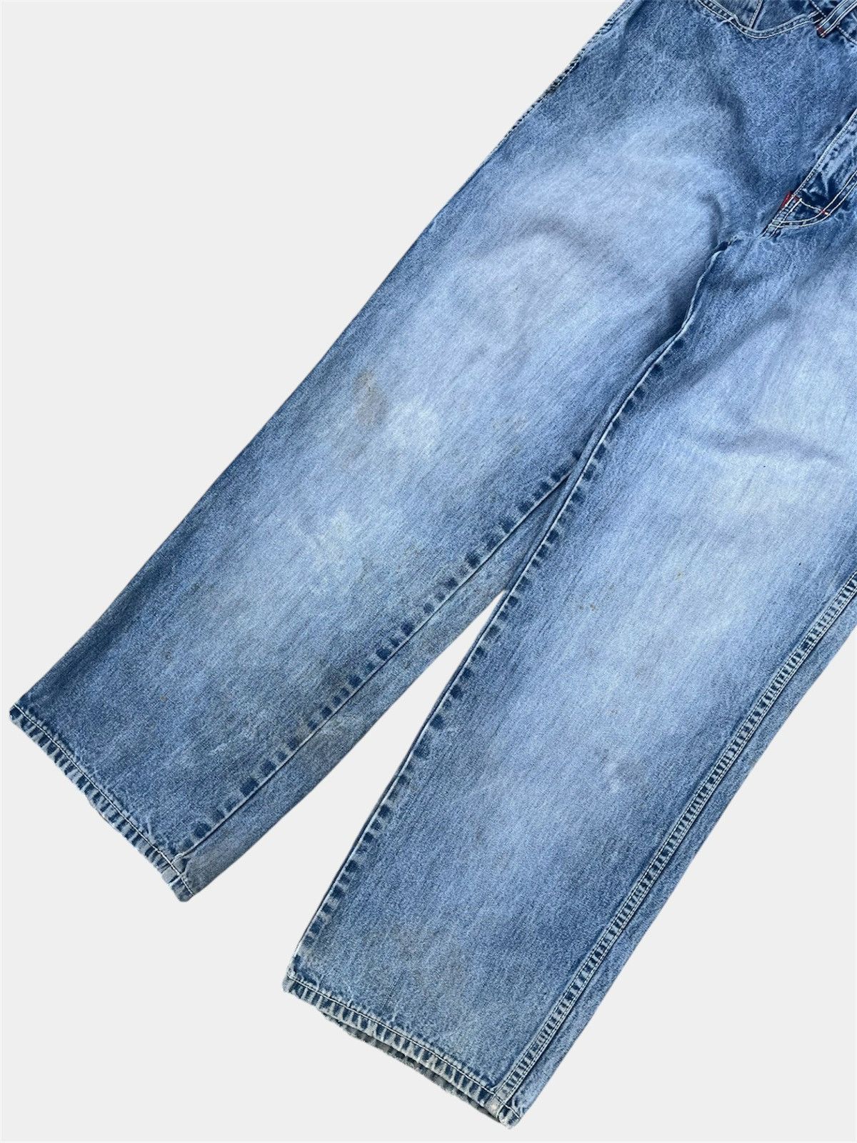 Ecko Unltd. Y2K Ecko Unltd Denim Foundry Carpenter‎ Baggy Jeans Size US 32 / EU 48 - 6 Thumbnail