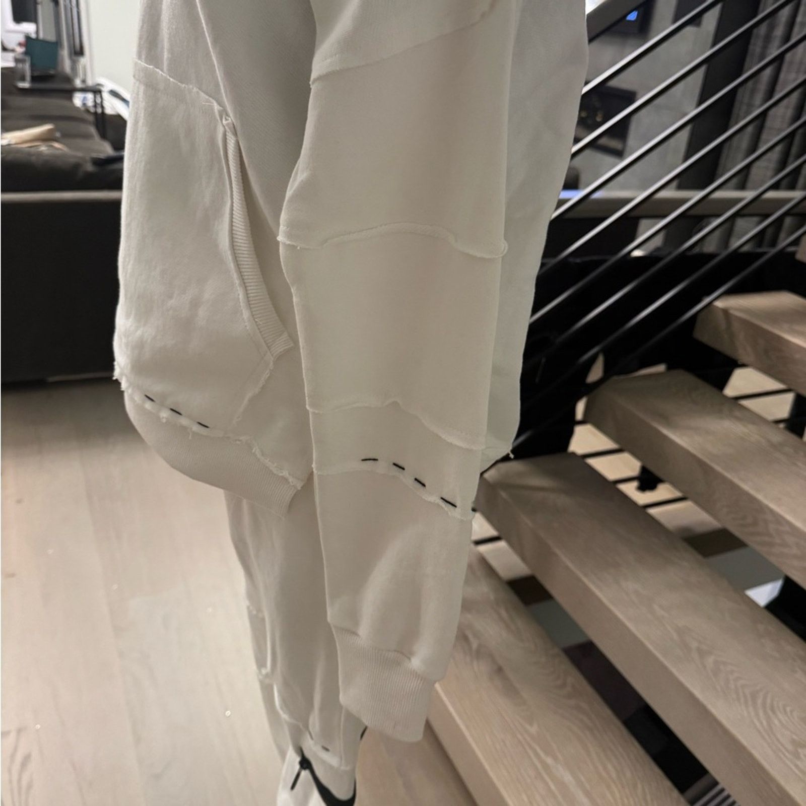 Other Punk Queen Women's White Cotton Tracksuit size S Size 27" / US 4 / IT 40 - 8 Thumbnail