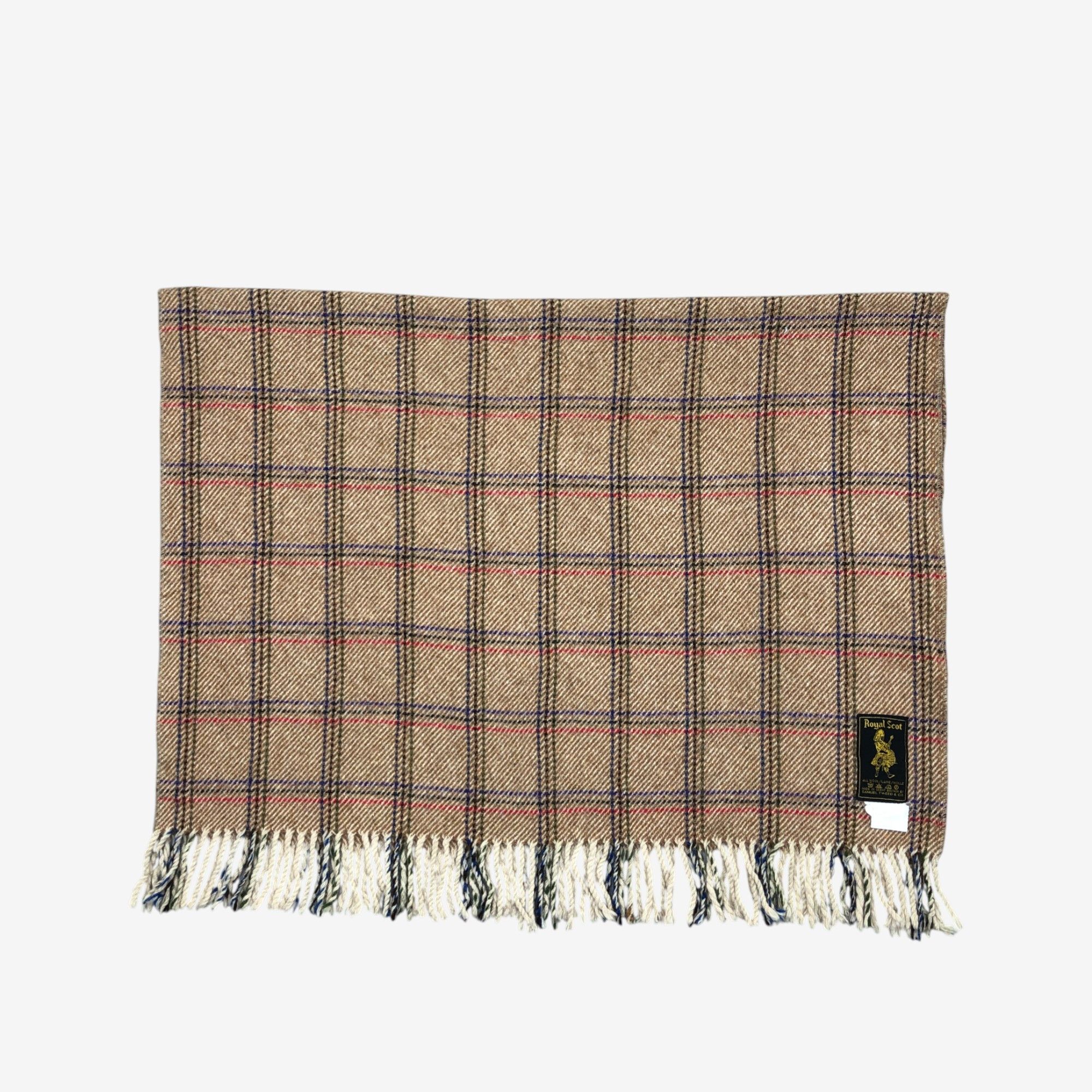 Japanese Brand Vintage Royal Scot Scarf Muffler Wool Stole Wraps Scarves Size ONE SIZE - 3 Thumbnail