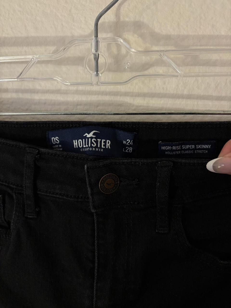 Hollister hollister black high-rise super skinny jeans Size 25" / US 0 / IT 36 - 3 Thumbnail