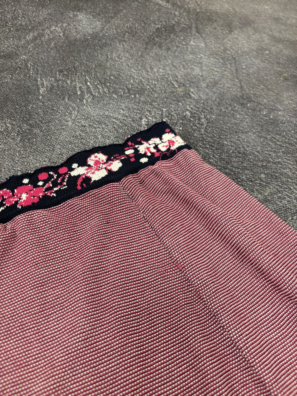 Other IVKO Women’s Intarsia Pattern Printed Hem Luxury Midi Skirt Size 32" / US 10 / IT 46 - 17 Thumbnail