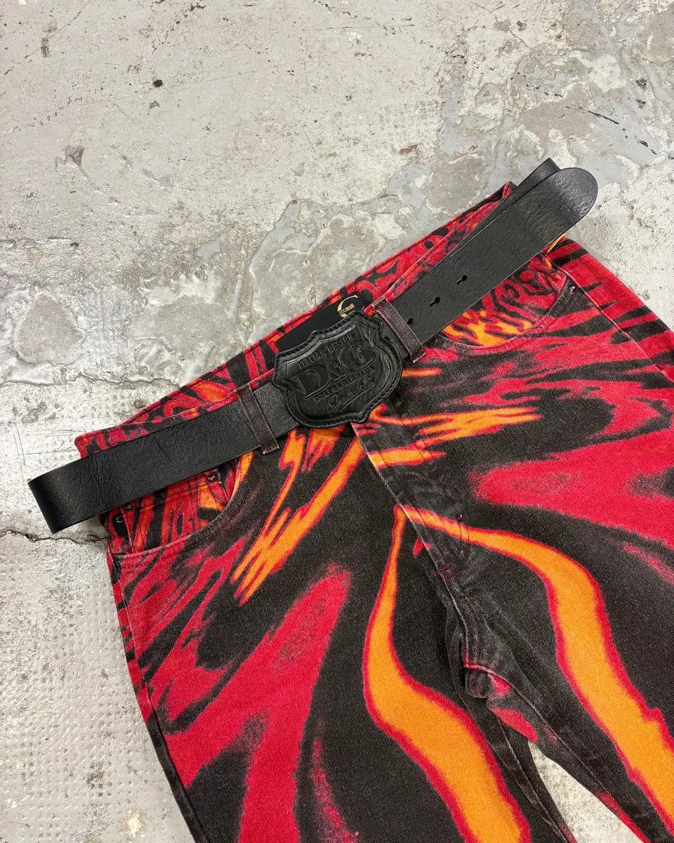 Dolce & Gabbana 2000s Dolce & Gabbana Signature Black Leather Belt Size ONE SIZE - 1 Thumbnail