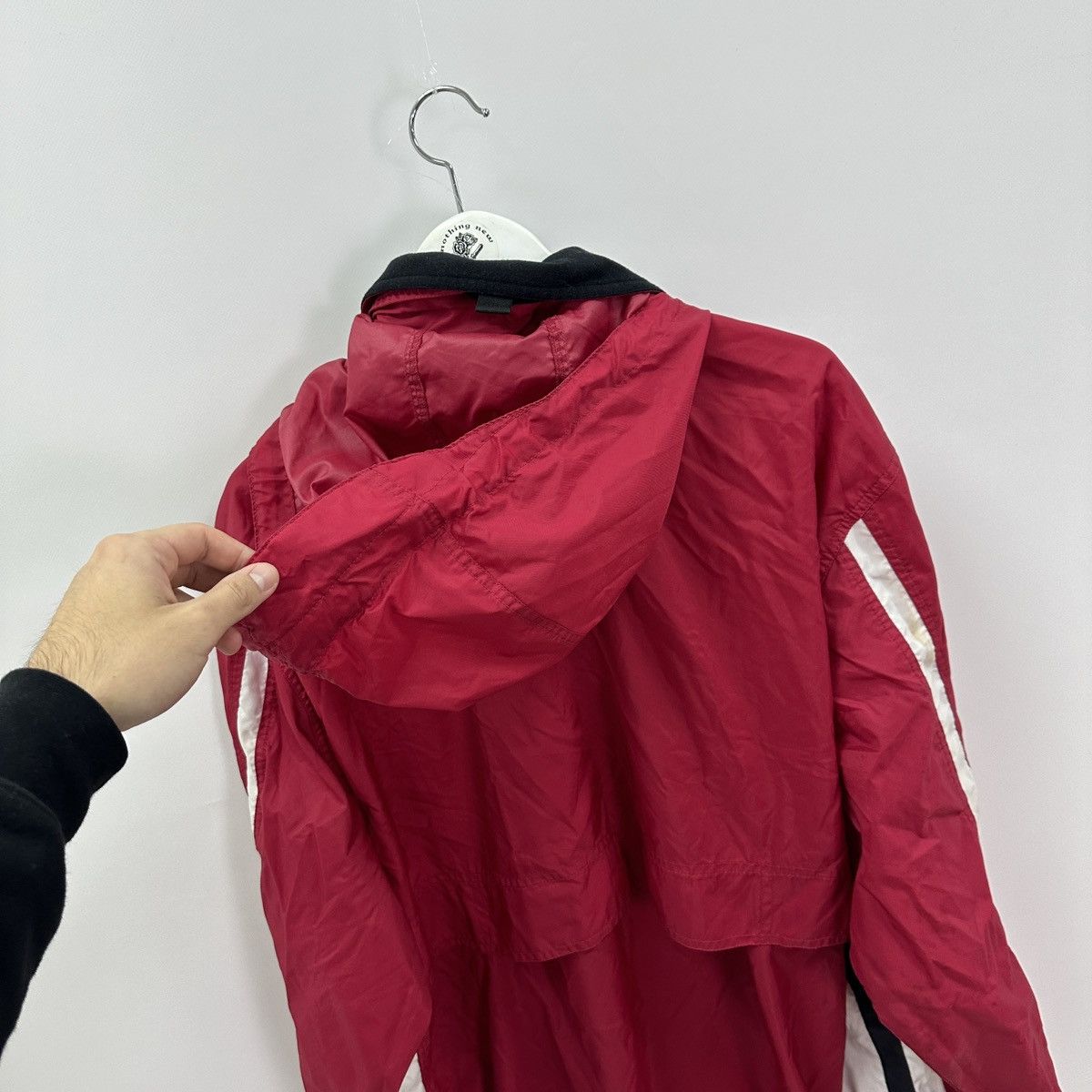 Vintage Vintage 90s Nike Windbreaker Anorak Embroidered logo y2k og Size US L / EU 52-54 / 3 - 11 Thumbnail