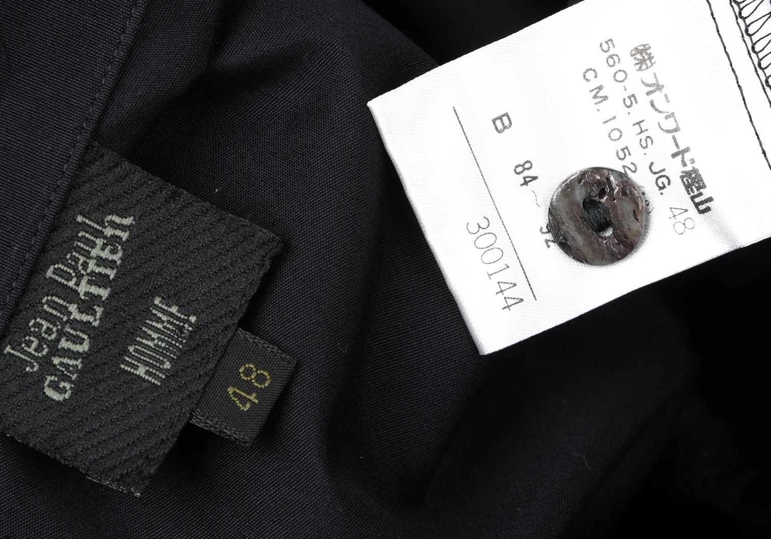 Jean Paul Gaultier Cotton Lace-Up Long Sleeve Shirt in Black Size 48 Size US M / EU 48-50 / 2 - 18 Thumbnail
