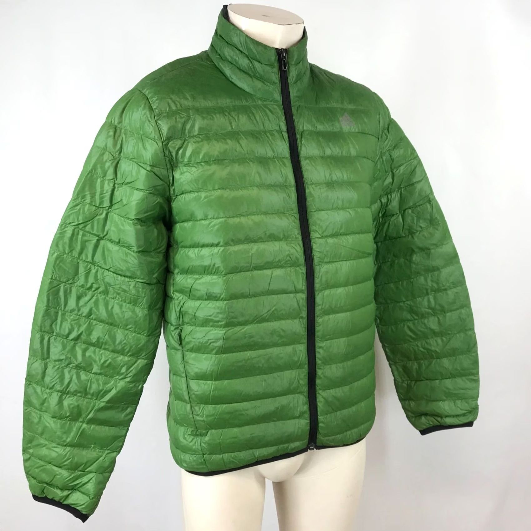 Adidas ADIDAS Mens Medium Green Full Zip Down Jacket Coat Jacket Down Puffer Full Zip Mens Medium Green ADIDAS coat jacket for outdoors layering Size US M / EU 48-50 / 2 - 2 Thumbnail