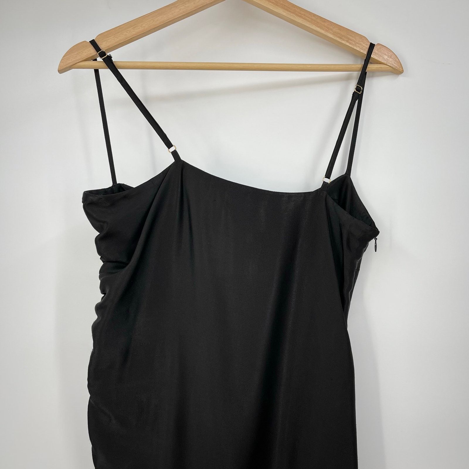 Shona Joy Shona Joy | Thalia Midi Dress Black Asymmetrical Dress 6 Size M / US 6-8 / IT 42-44 - 12 Thumbnail