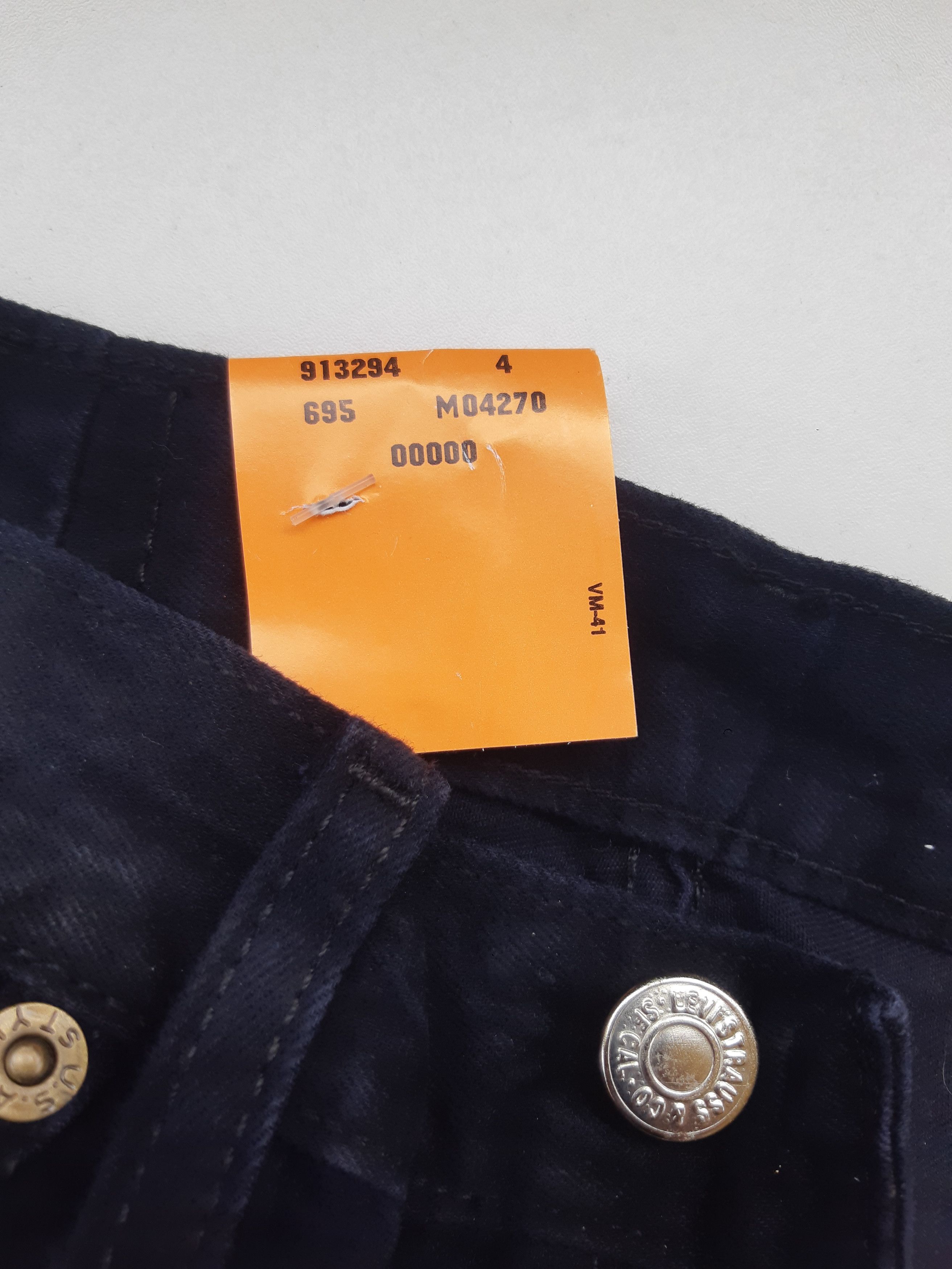 Levi's Vintage 90s LEVIS 501 Original Fit USA size W29/L36 NWT Size 29" - 6 Thumbnail