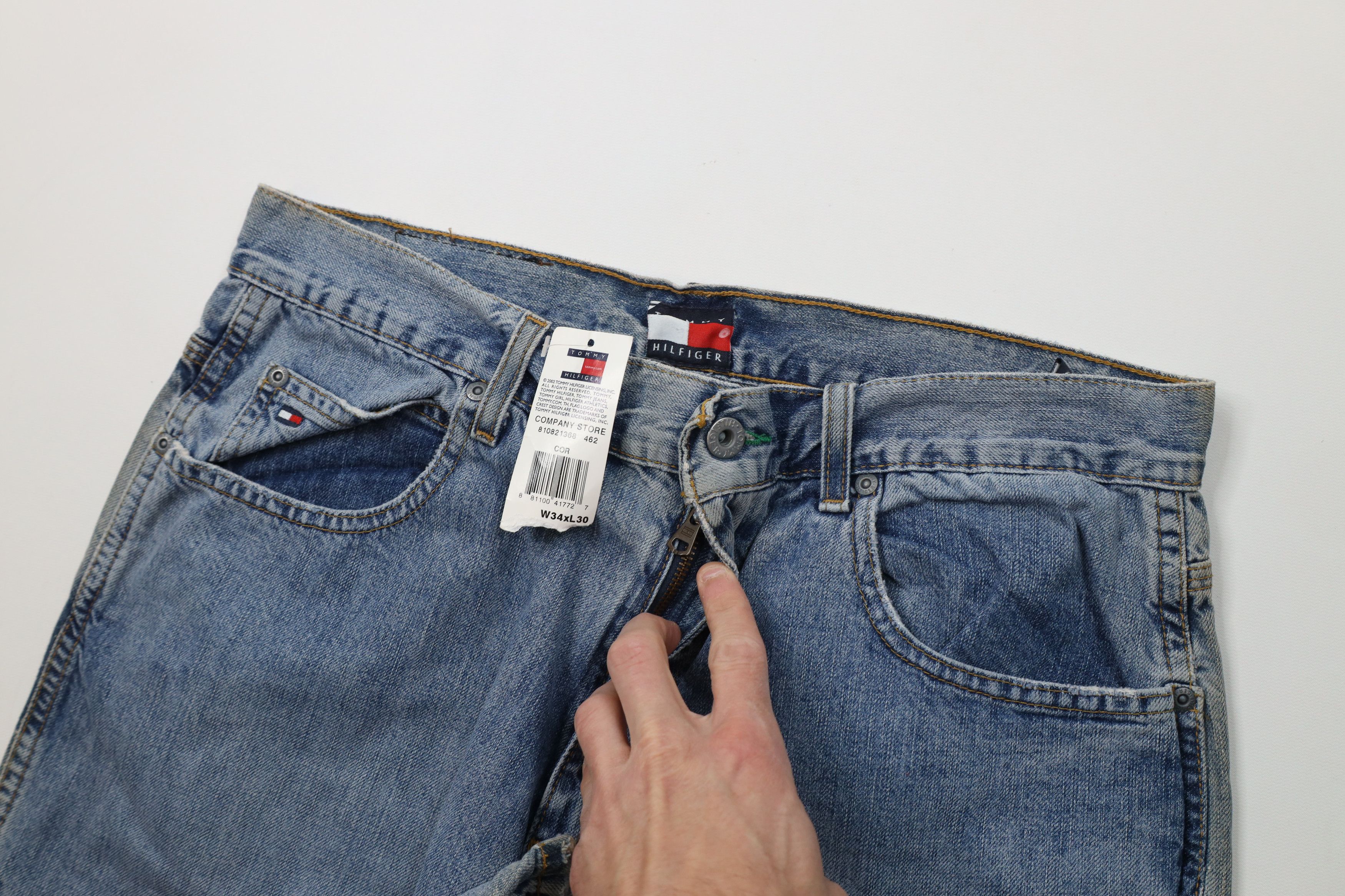 Tommy Hilfiger Deadstock Vintage Y2K 2002 Tommy Hilfiger Carpenter Jeans Size US 34 / EU 50 - 6 Thumbnail