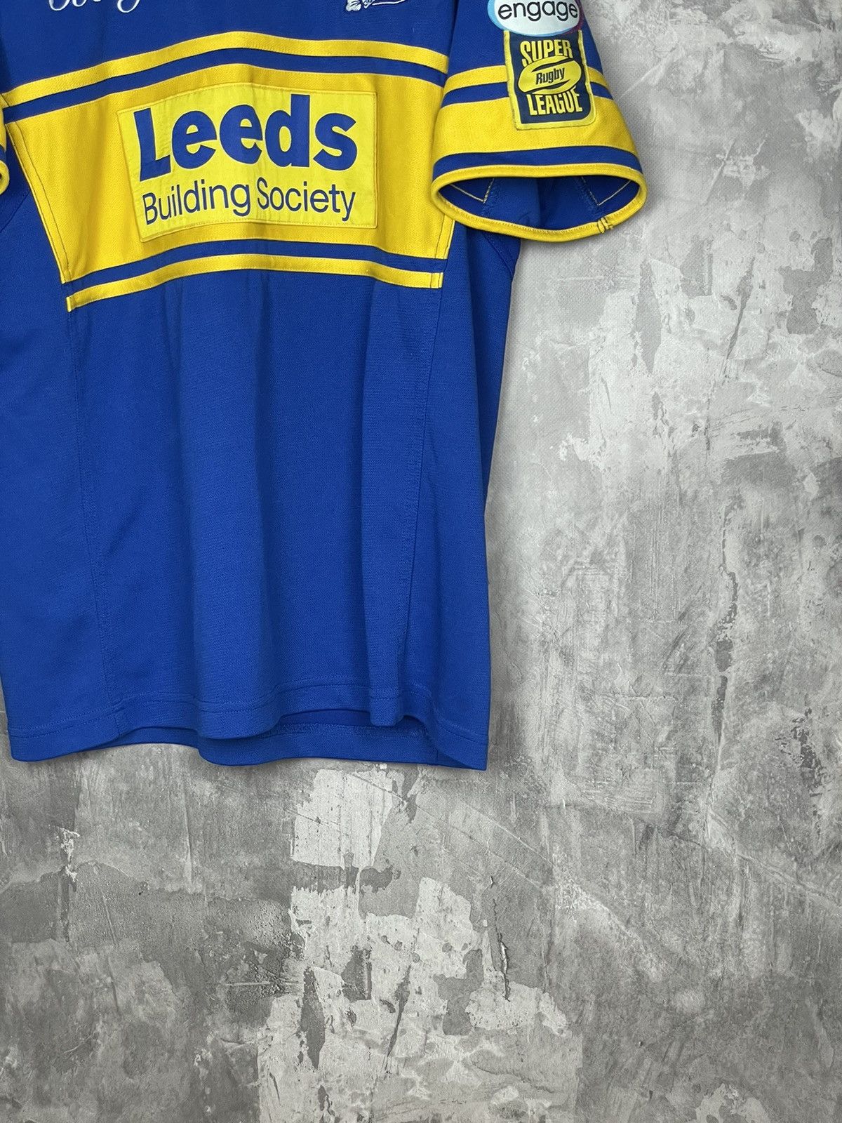 Vintage Vintage Rhinos Leeds Jersey Rugby Y2K Drill Rare Streetwear Size US L / EU 52-54 / 3 - 4 Thumbnail