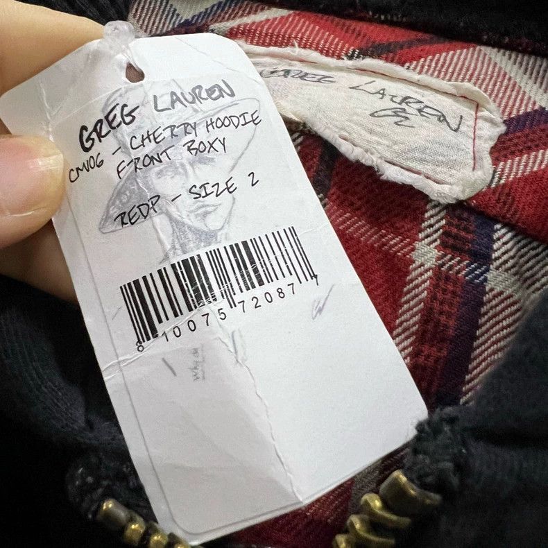 Greg Lauren greg lauren Color blocking plaid distressed hooded jacket 2 Size US M / EU 48-50 / 2 - 4 Thumbnail
