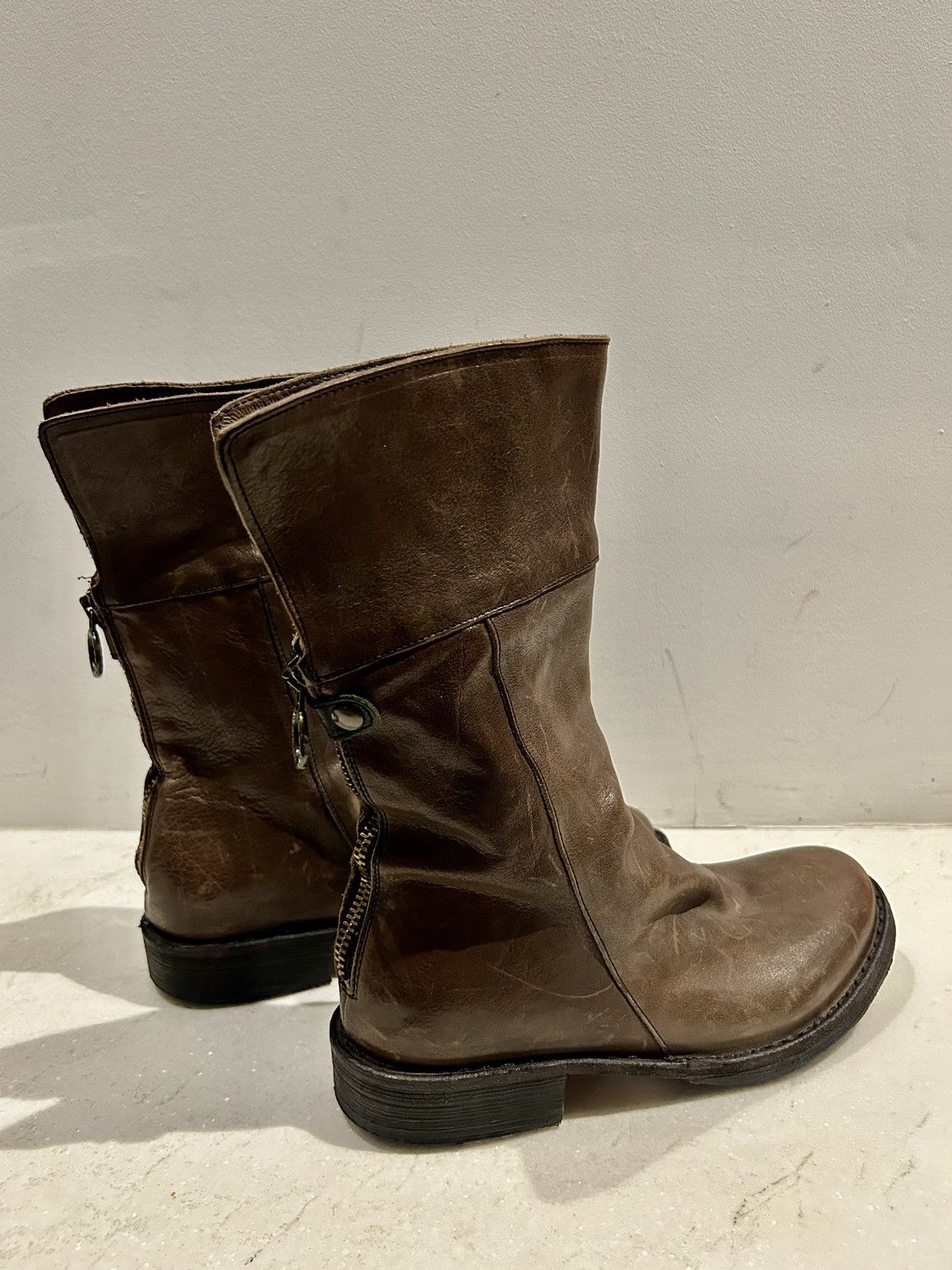 New fiorentini+baker brown leather boots