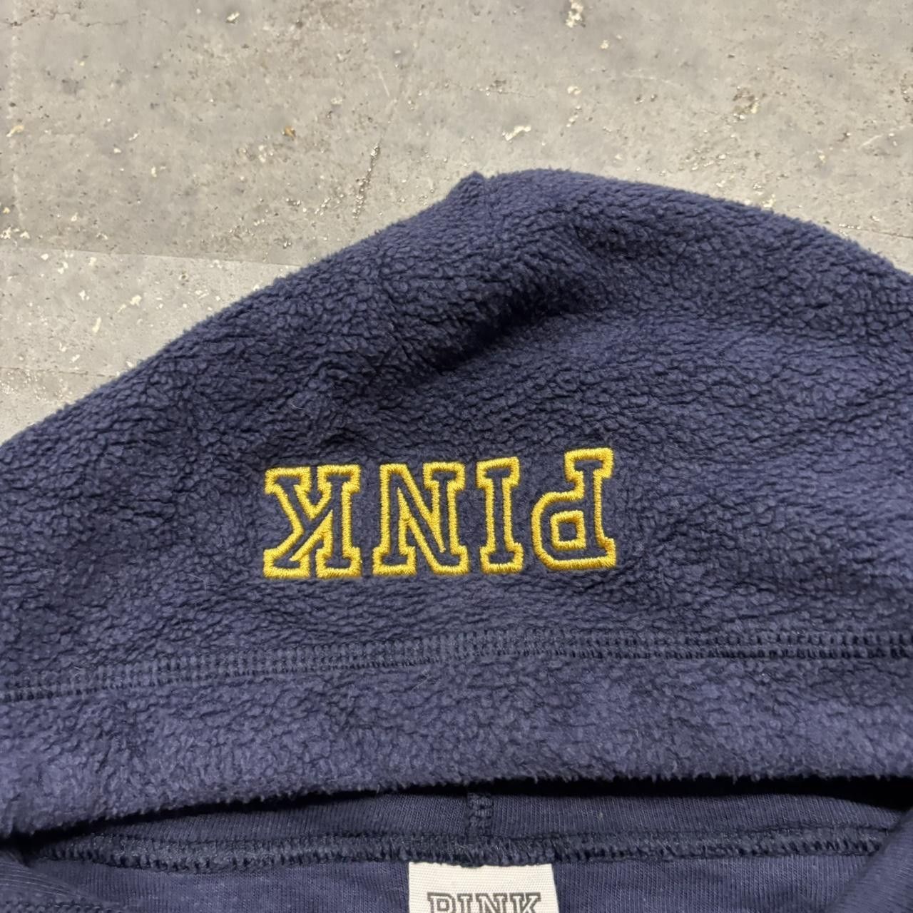 Victoria's Secret × Vintage Crazy Vintage Y2K/2000s PINK Cute Michigan Wolverines Victoria’s Secret Fleece Zip Up Hoodie! Size S / US 4 / IT 40 - 7 Thumbnail