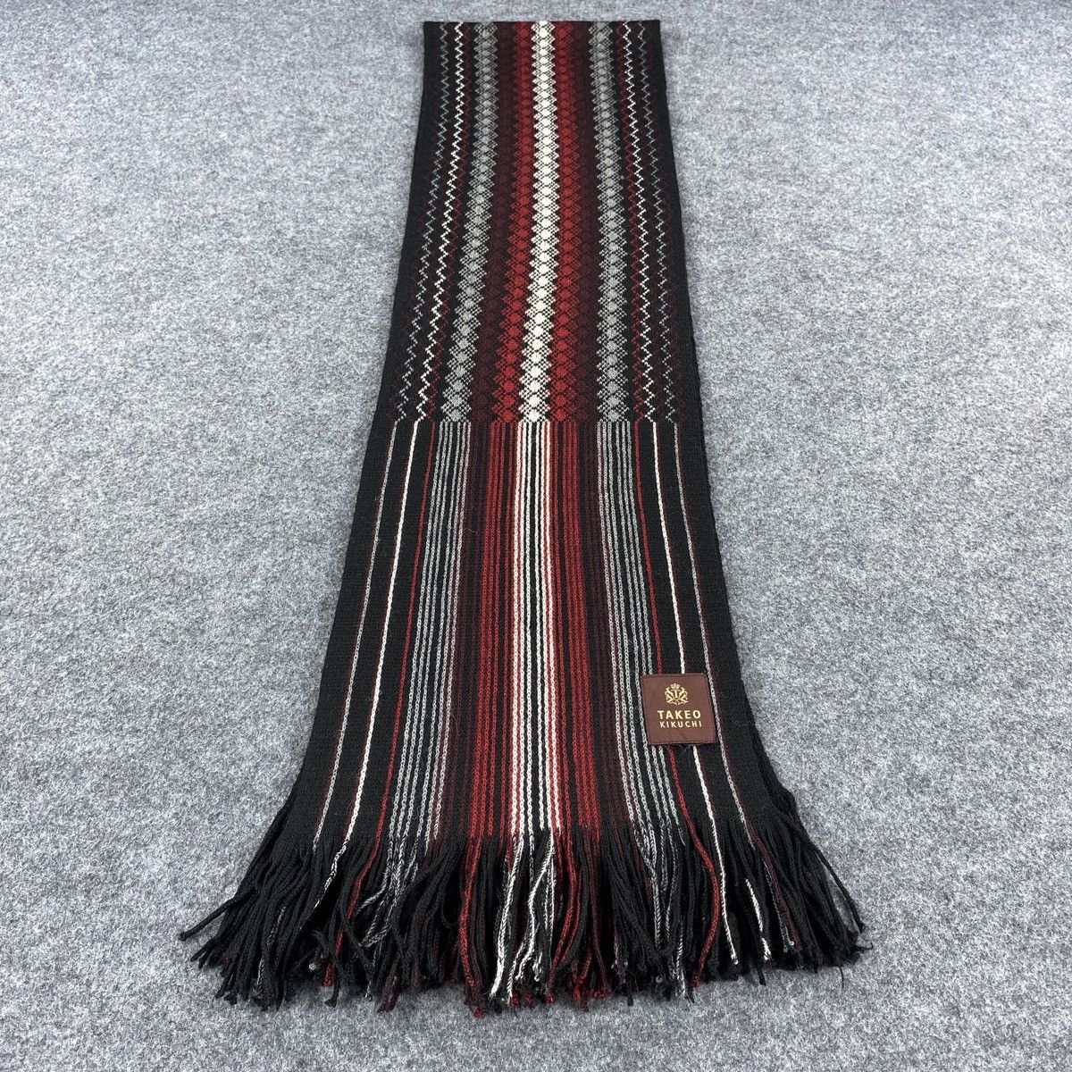 Takeo Kikuchi × Vintage Takeo Kikuchi Scarf # Muffler # Neckwear # D596 Size ONE SIZE - 3 Thumbnail