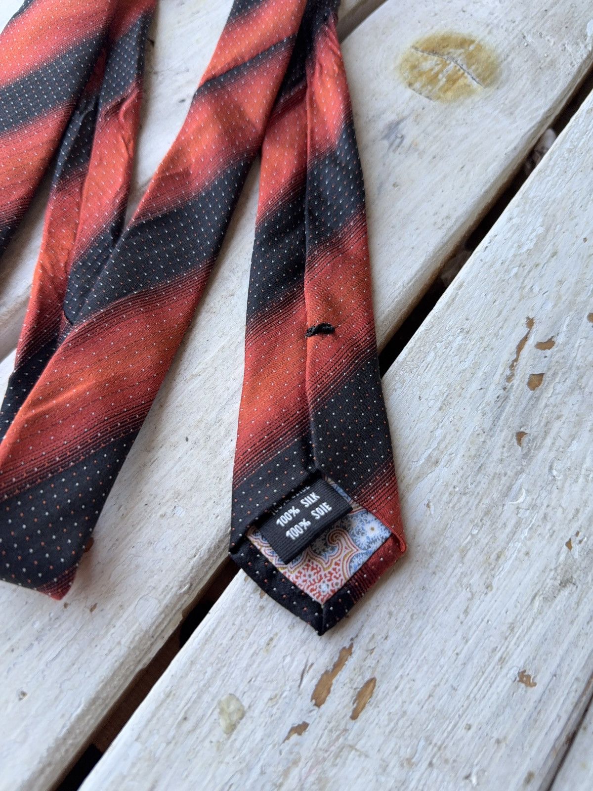 Mercedes-Benz Maybach Designer Tie – Luxury Striped Menswear Accessory Size ONE SIZE - 5 Thumbnail