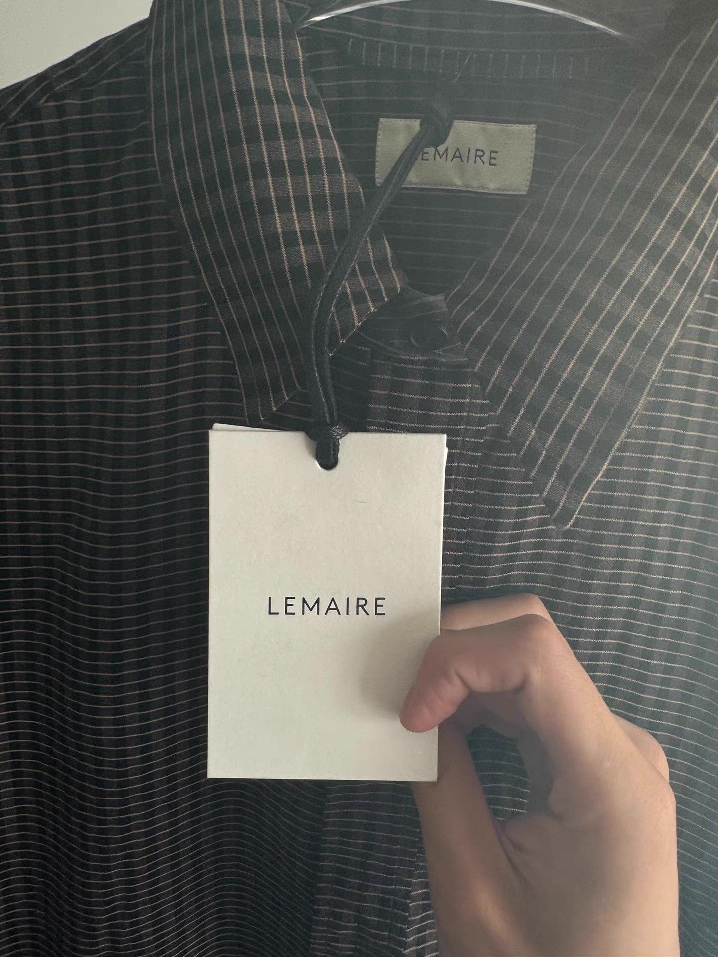 Lemaire Lemaire 19SS Plaid Long Sleeve Shirt Q17 Size US M / EU 48-50 / 2 - 5 Thumbnail