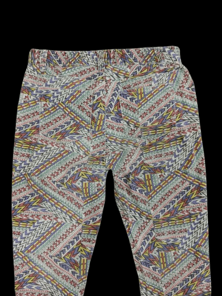 Japanese Brand Rivers Women's Pants Fullprint Design Size 31" - 4 Thumbnail