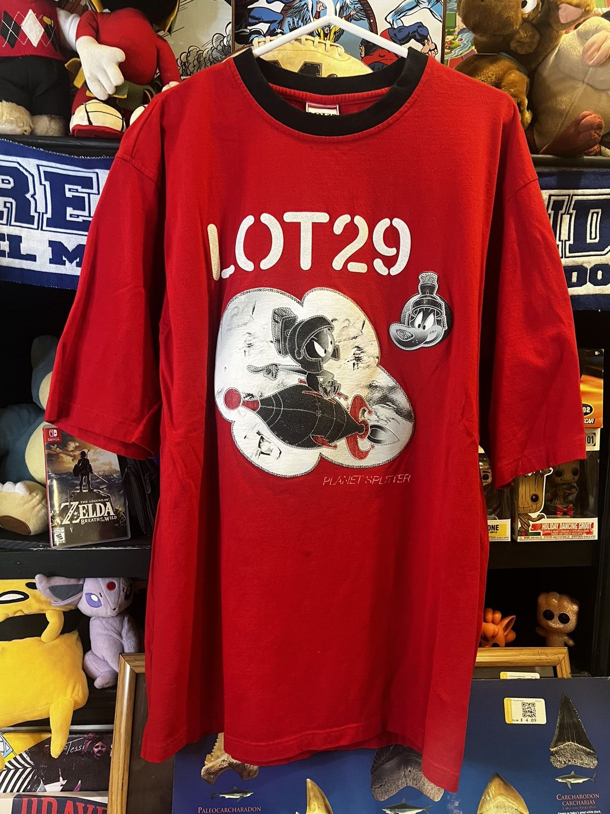 Vintage × Warner Bros Looney Marvin the Martian Spaceship LOT29 Tee Size US XL / EU 56 / 4 - 1 Thumbnail