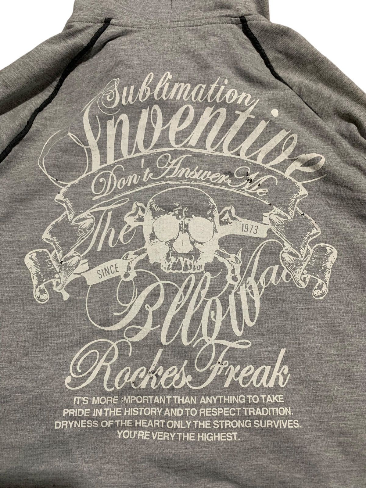 If Six Was Nine In the attic don’t skull poem rock fur hoodie LGB style Size US M / EU 48-50 / 2 - 8 Thumbnail