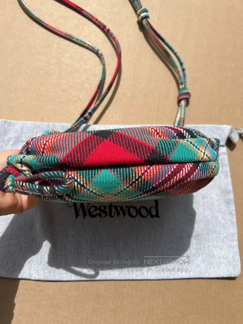 Vivienne Westwood Vivienne Westwood size os Plaid Cloud Shoulder Bag, Wallet Size ONE SIZE - 4 Thumbnail
