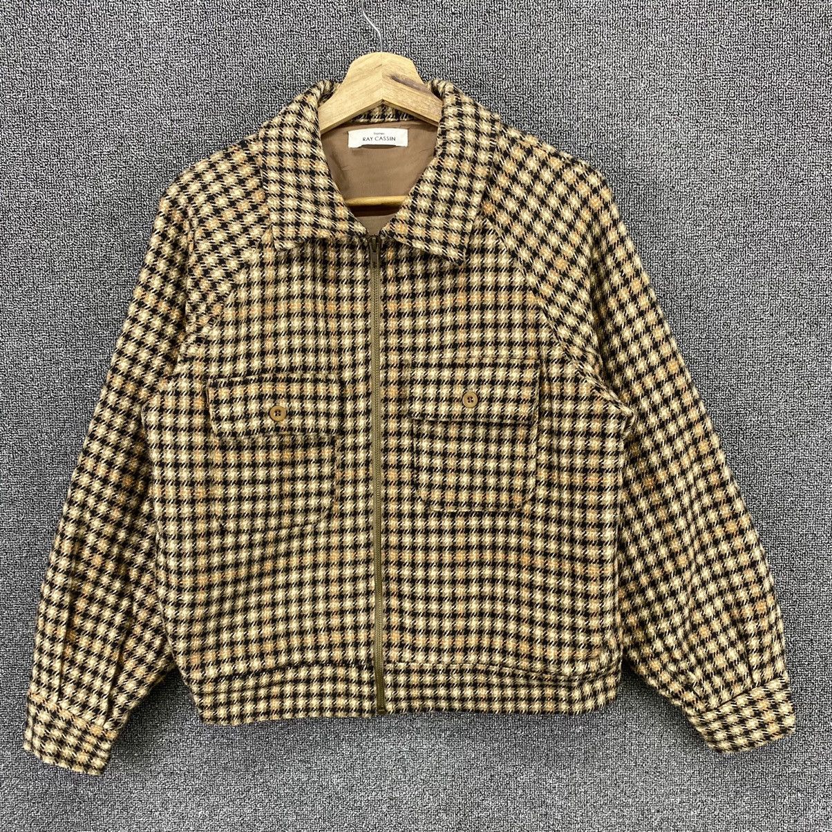 Japanese Brand Vintage Ray Cassin Frames Burberry Style Zip Up Jacket Size M / US 6-8 / IT 42-44 - 1 Thumbnail