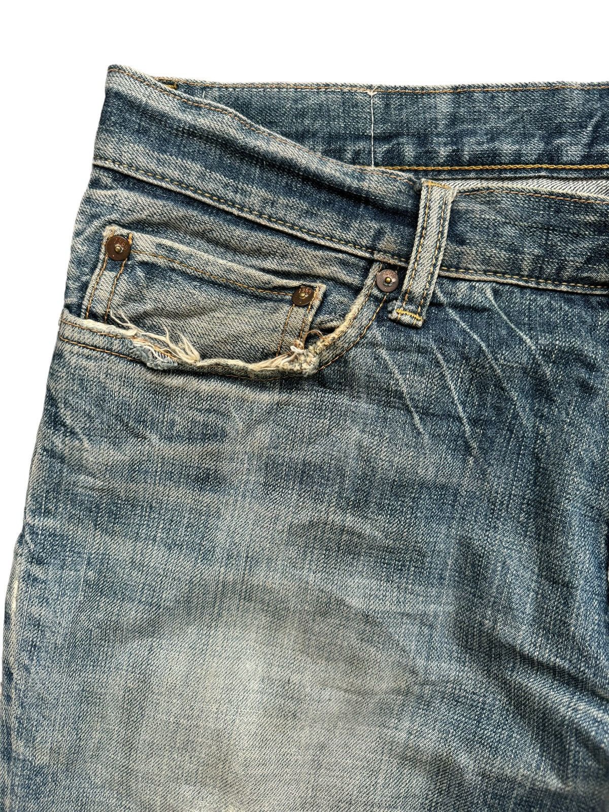 Gap 💸LASTDROP💸 Vintage Gap 1969 Blue Faded Distressed Jeans Size US 35 - 9 Thumbnail