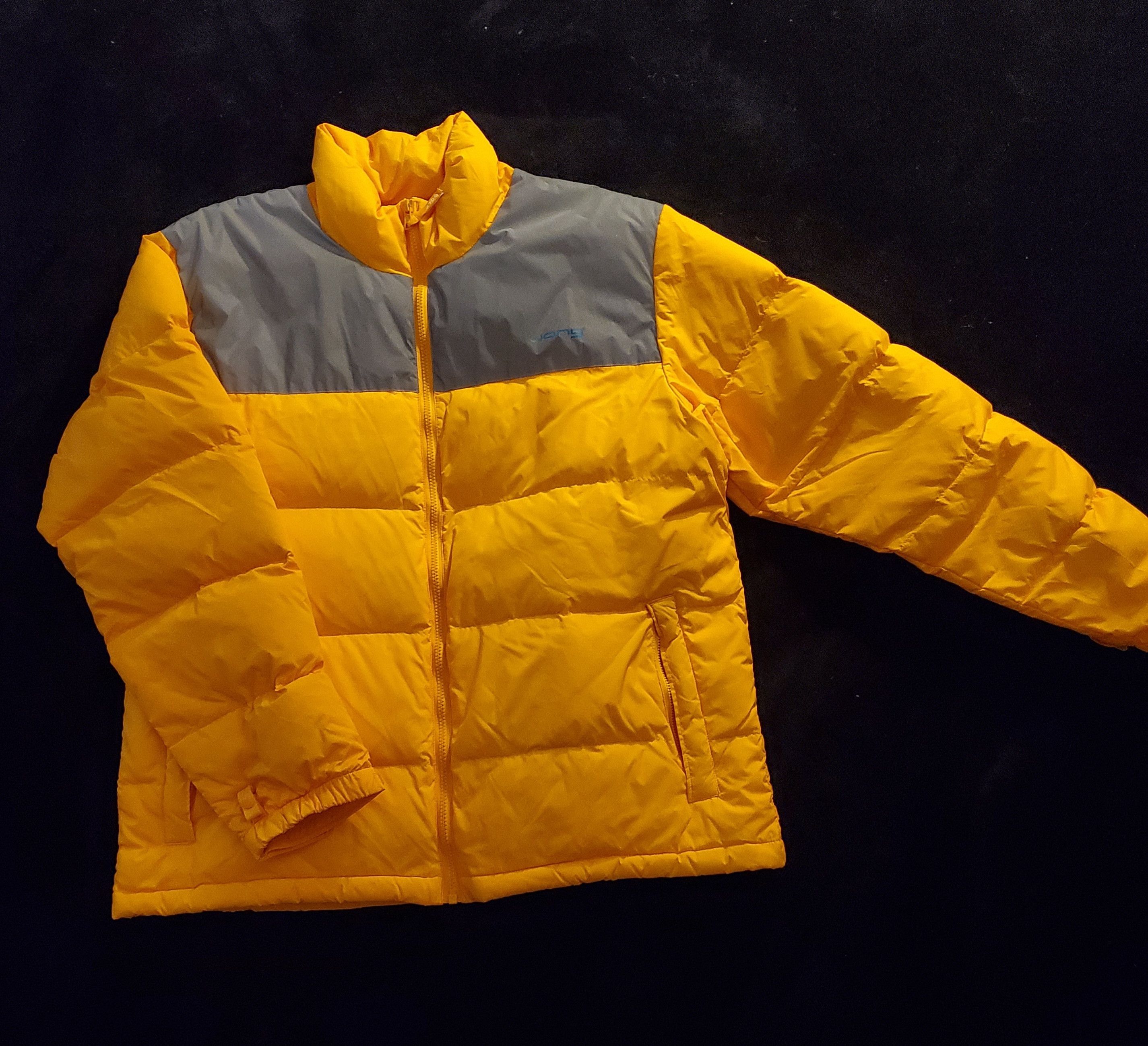 image of Golf Wang Reflective Puffer Jacket Winter 2018 in Orange, Men's (Size XL)