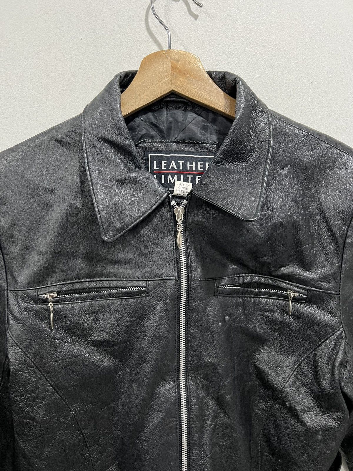 Vintage Vintage Womens Leather Jacket Coat Size M / US 6-8 / IT 42-44 - 4 Thumbnail