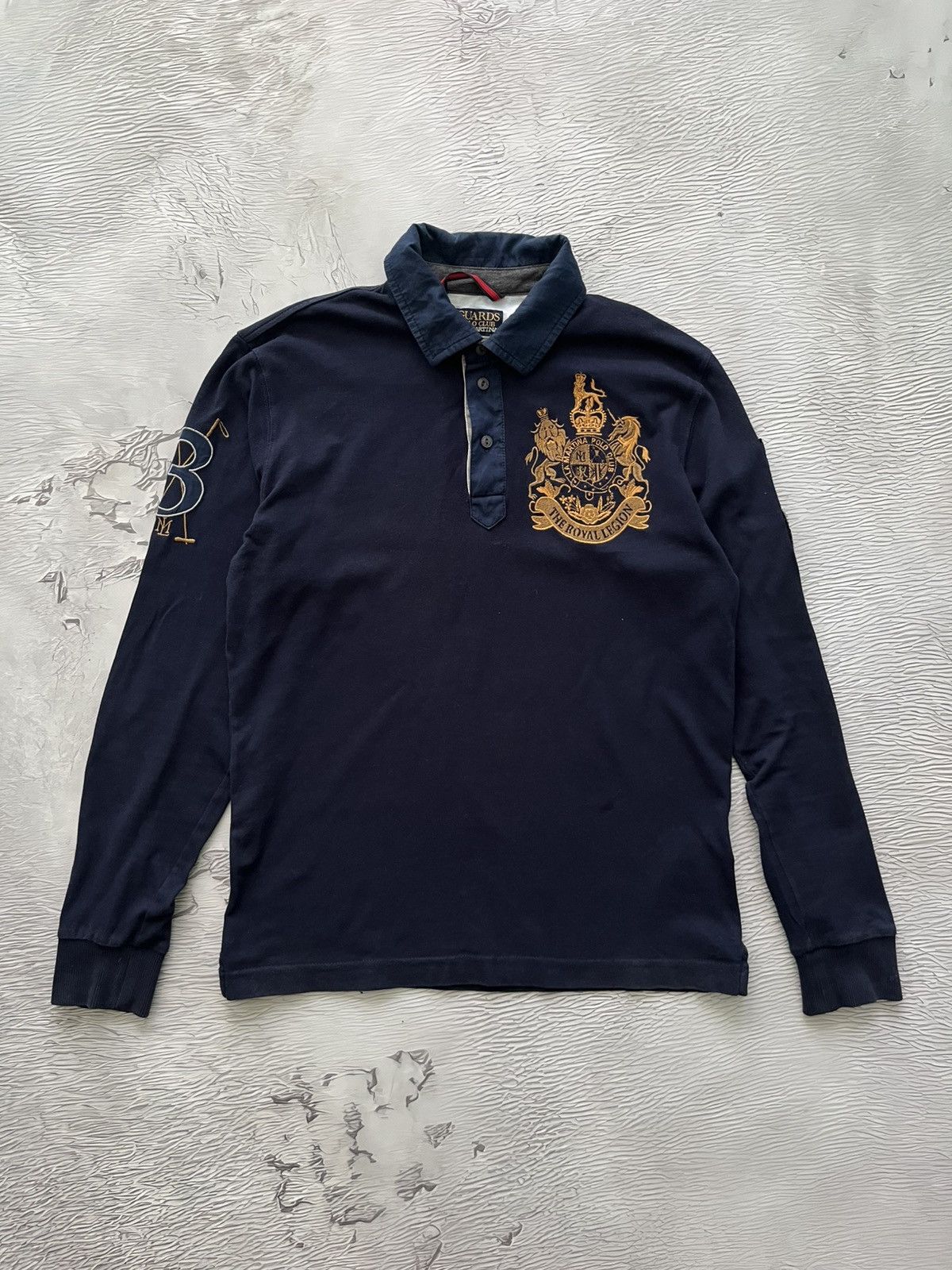 La Martina La Martina Polo Club The Royal Legion Dress Code Long Sleeve Size L / US 10 / IT 46 - 1 Thumbnail