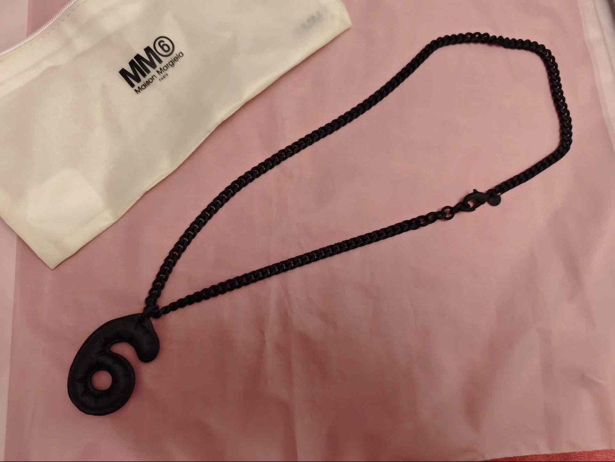 Maison Margiela Maison Margiela MM6 Black 6 Necklace mojos949 Size ONE SIZE - 1 Thumbnail