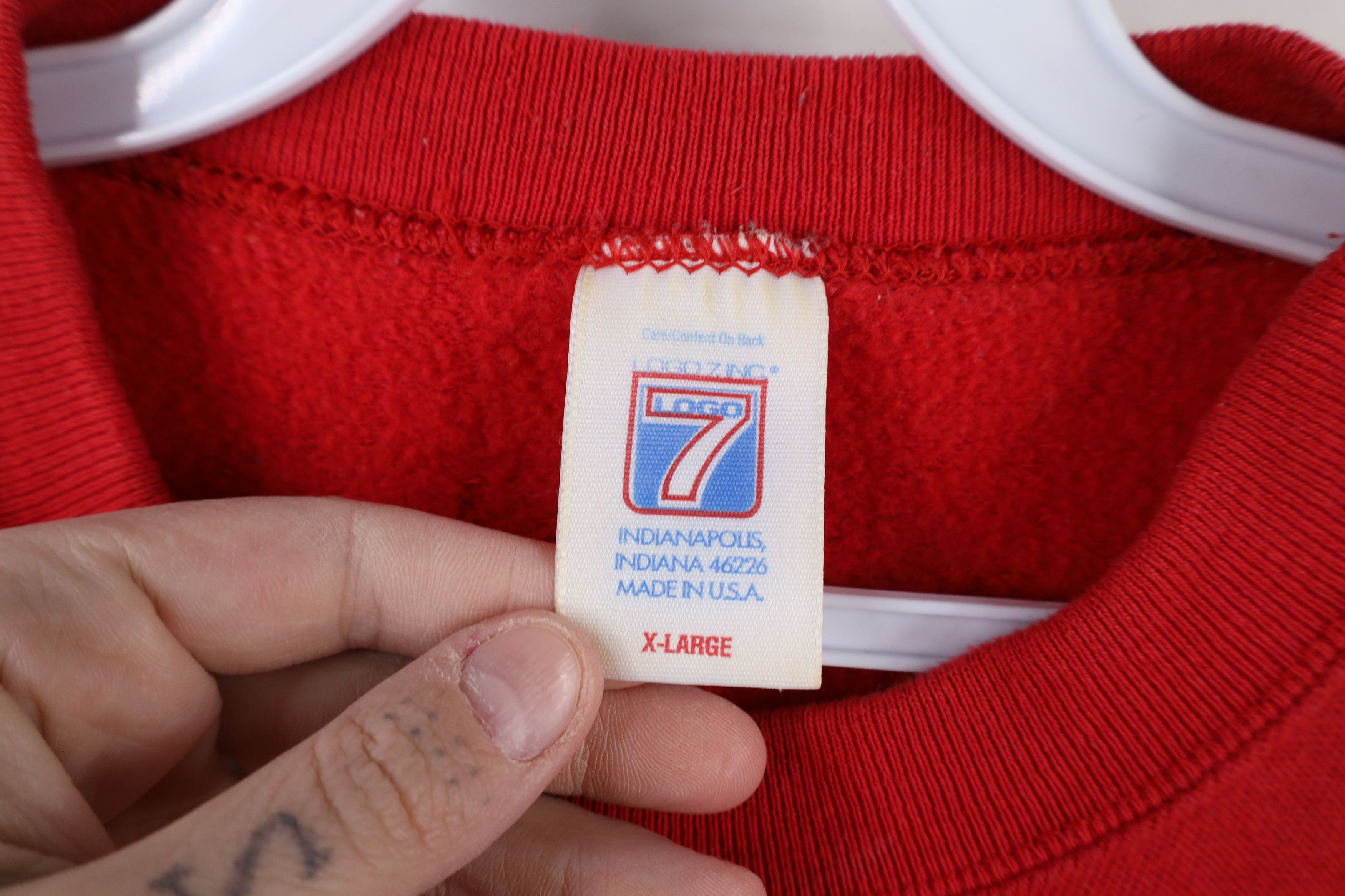 Vintage Vintage 90s Champs Cincinnati Reds Baseball Sweatshirt USA Size US XL / EU 56 / 4 - 11 Thumbnail