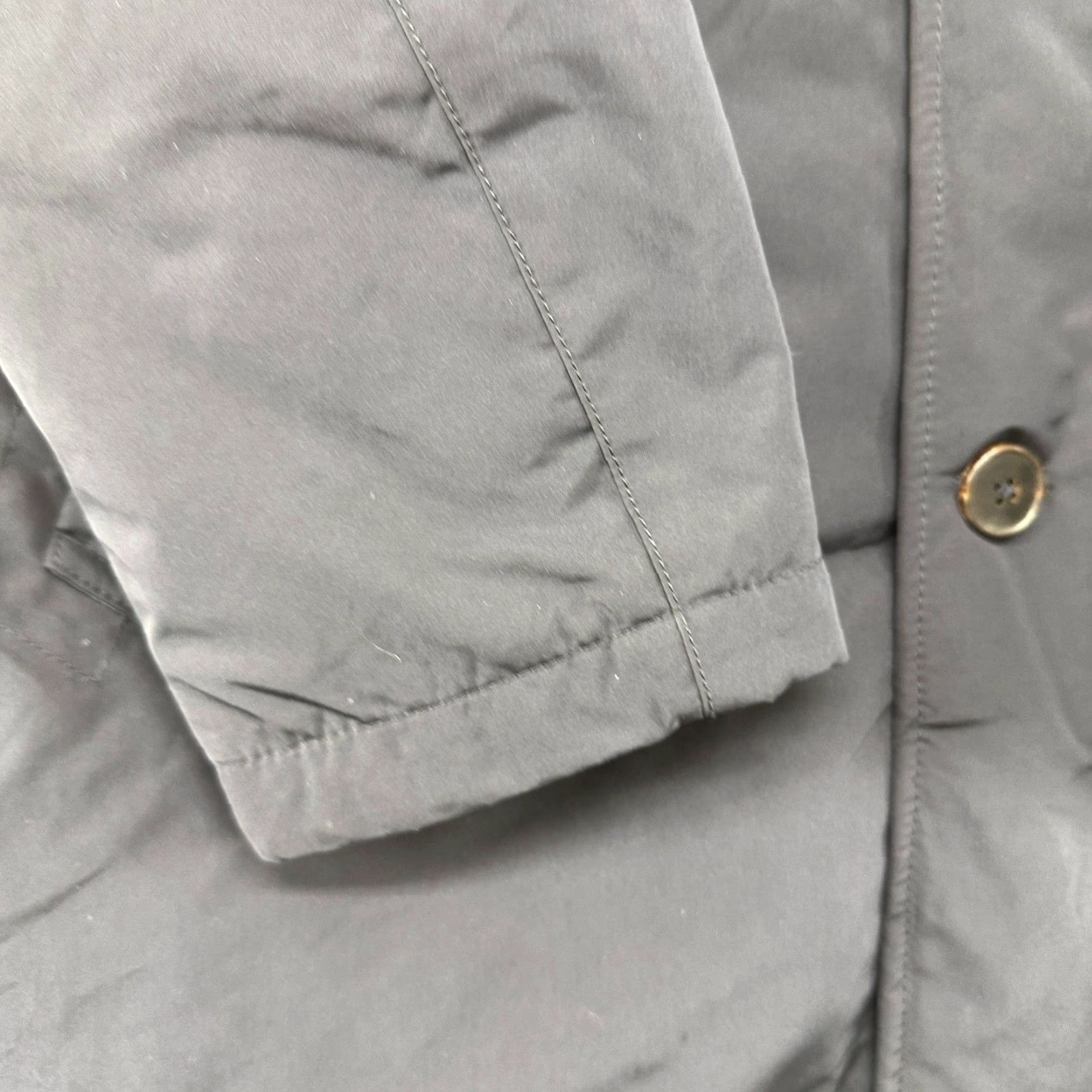 Vintage VINTAGE Franco Ferraro Coat Mens XL Blue Puffer Long Parka Quilted Down Wool Lined Zip Overcoat Winter 90s Western 80s Mens Size US XL / EU 56 / 4 - 5 Thumbnail