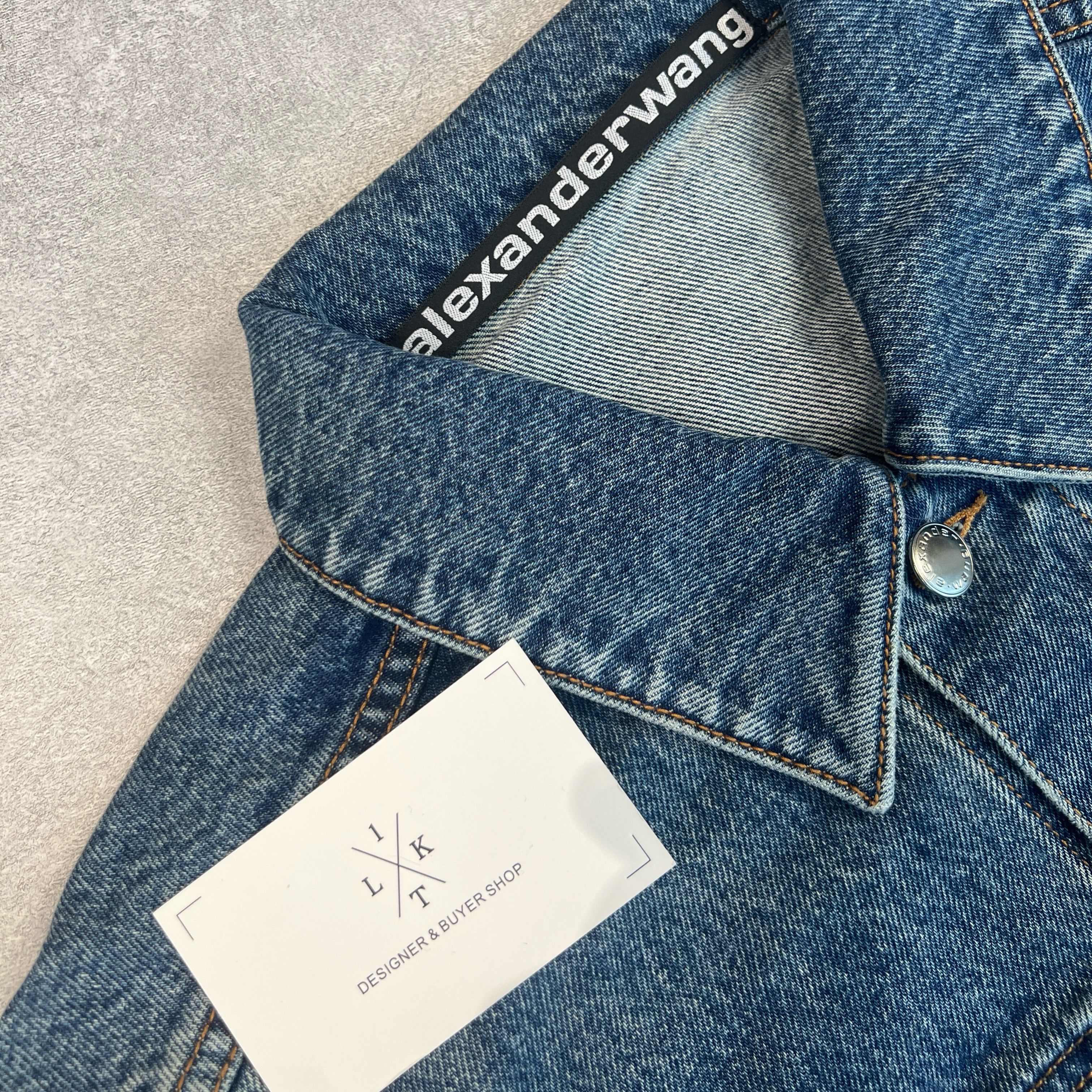 Alexander Wang Alexander Wang denim jacket （Cuff logo） Size US S / EU 44-46 / 1 - 10 Thumbnail