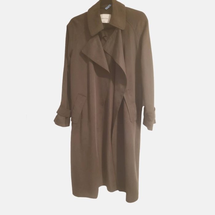 Aritzia Aritzia Babaton Lawson trench coat in Monterey green Sz XXS ...