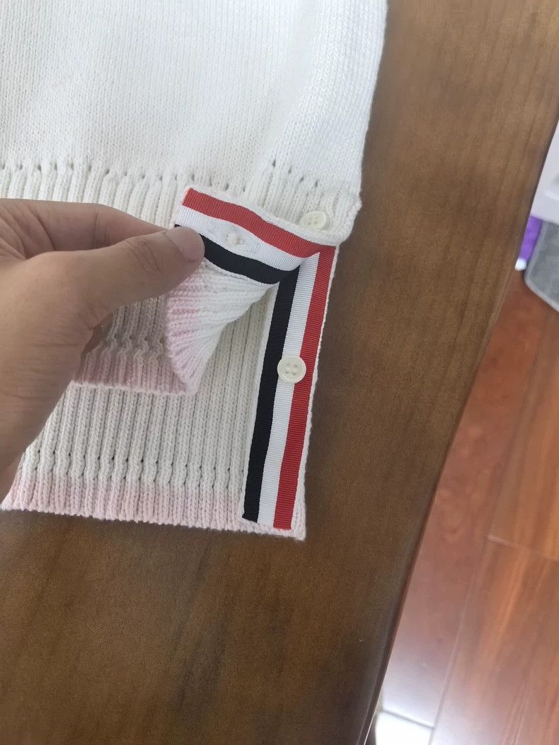 Thom Browne Thom browne Short-sleeved sweater 2505-Nextarrow Size S / US 4 / IT 40 - 2 Thumbnail