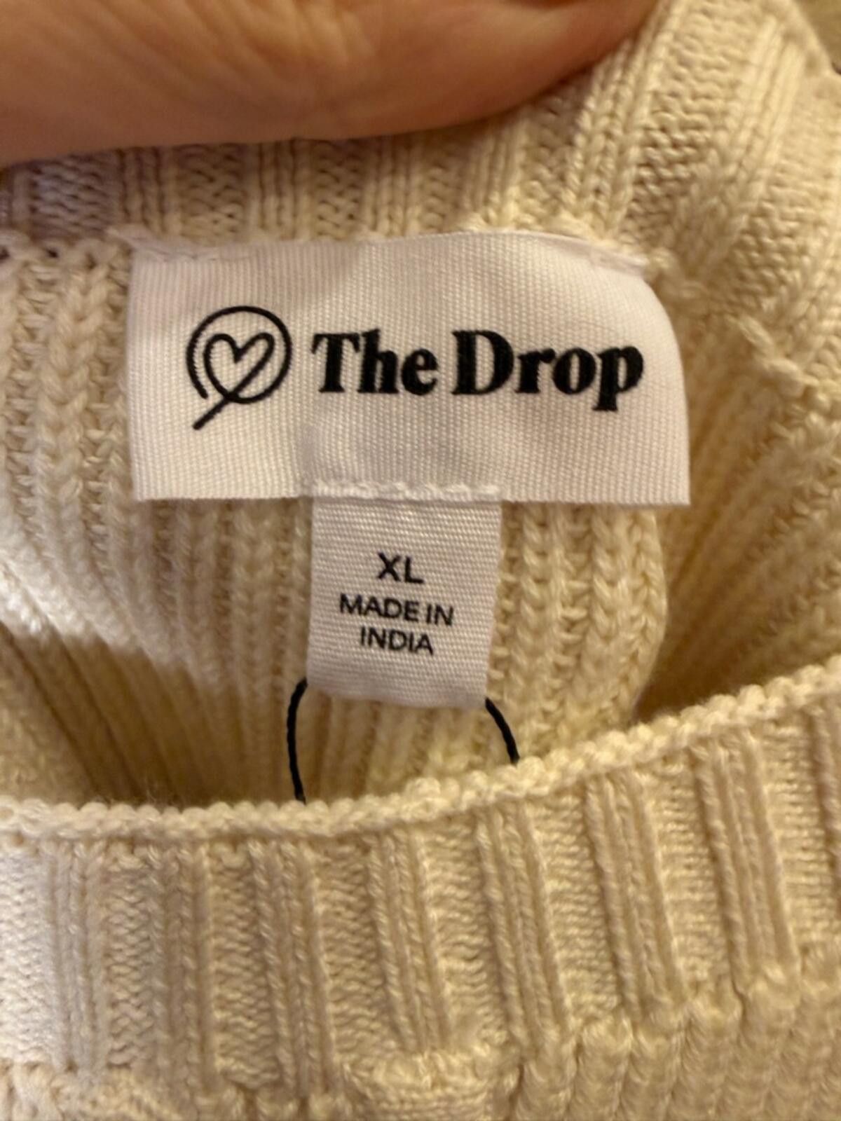 Other The Drop Women’s Zadie Sweater Tank Off White Sz XL Size XL / US 12-14 / IT 48-50 - 5 Thumbnail