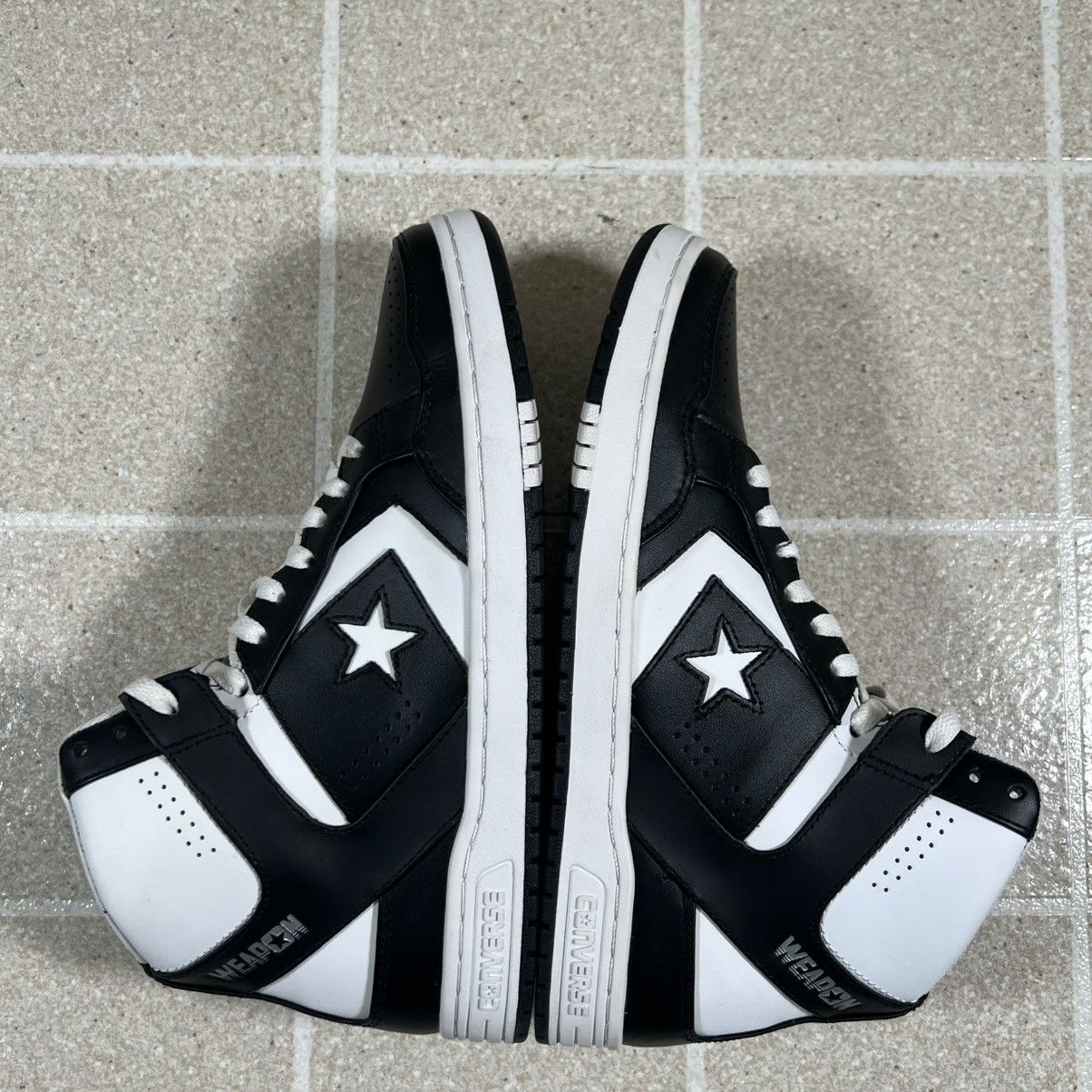Converse Converse CONS Weapon Mid Black White Larry Bird Size 10.5 Size US 10.5 / EU 43-44 - 7 Thumbnail